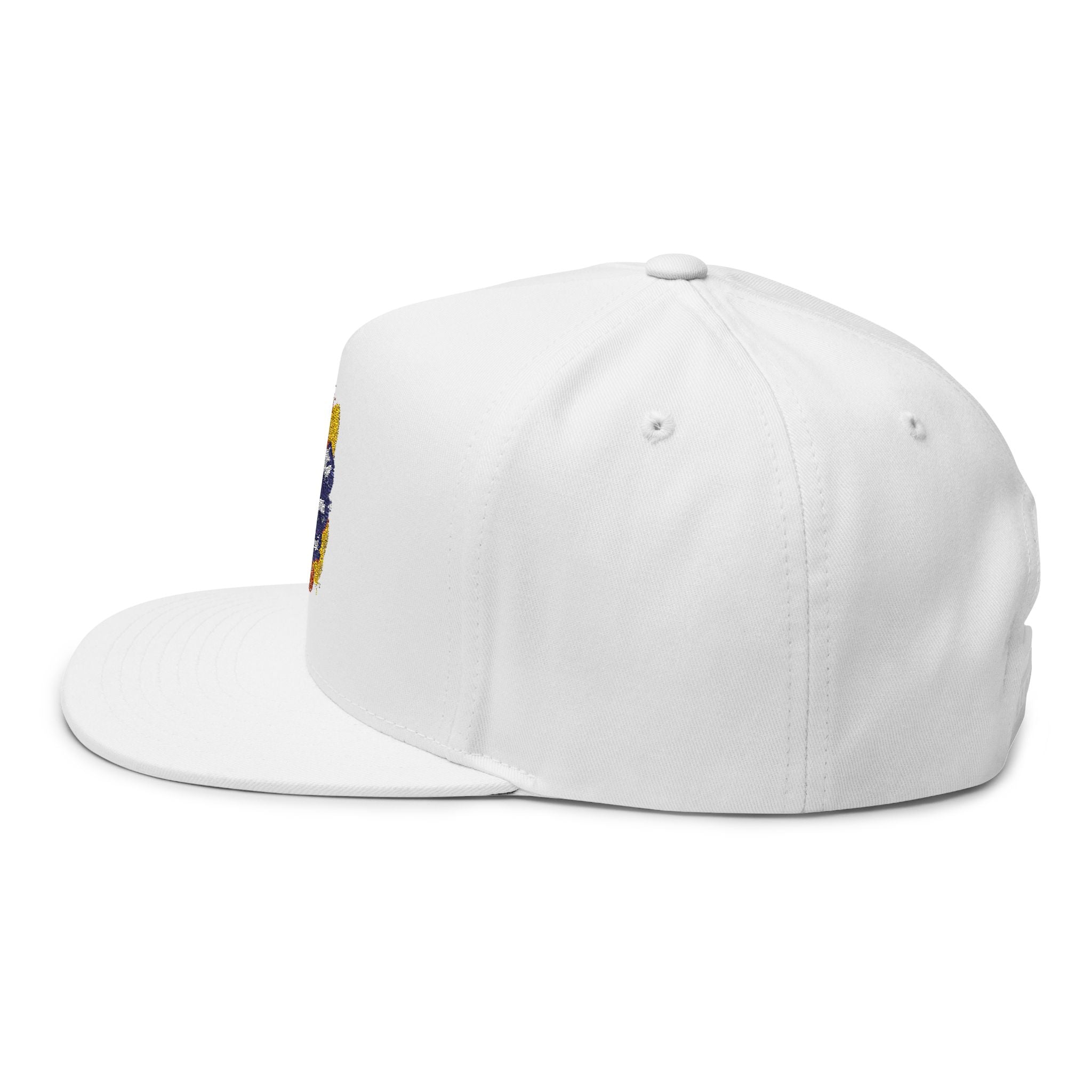 Flat Bill Cap — Embroidered "Be Authentic, Be You, Stay True" Snapback