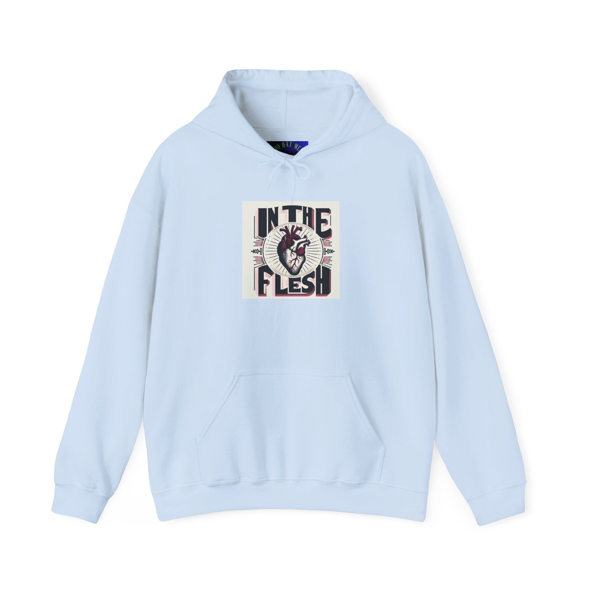 In The Flesh Hoodie — Anatomical Heart Graphic Pullover