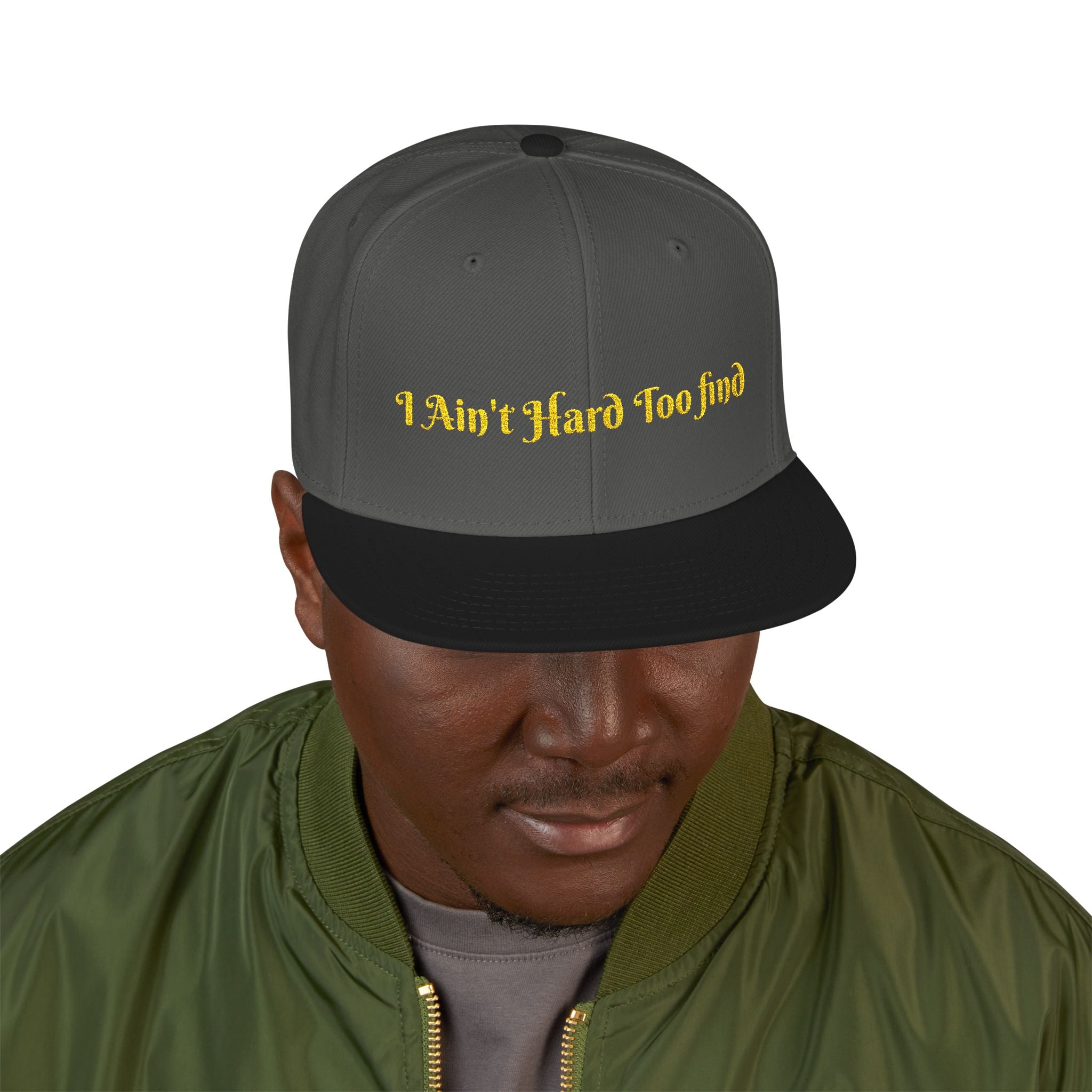 Stylish Snapback Hat - 'Work Hard Too' Embroidered Cap, Casual Streetwear, Gifts for Him/Her, Sportswear, Summer Accessory