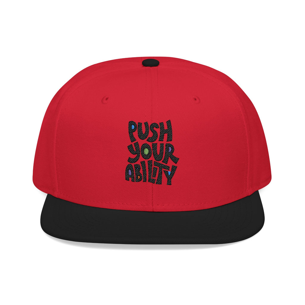 Embroidered ‘Boss Up’ Snapback Hat — Gray/Black Streetwear Cap