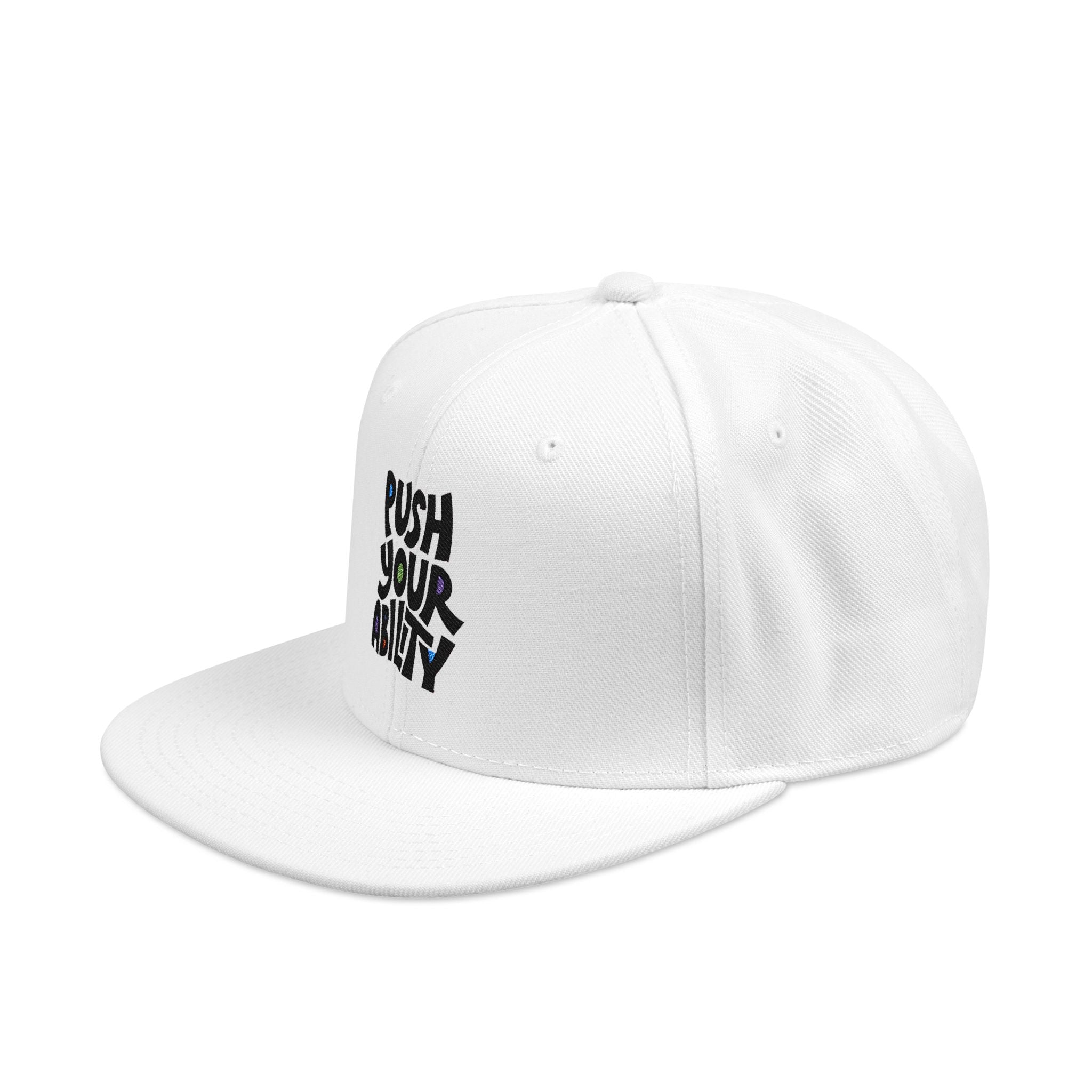 Embroidered ‘Boss Up’ Snapback Hat — Gray/Black Streetwear Cap
