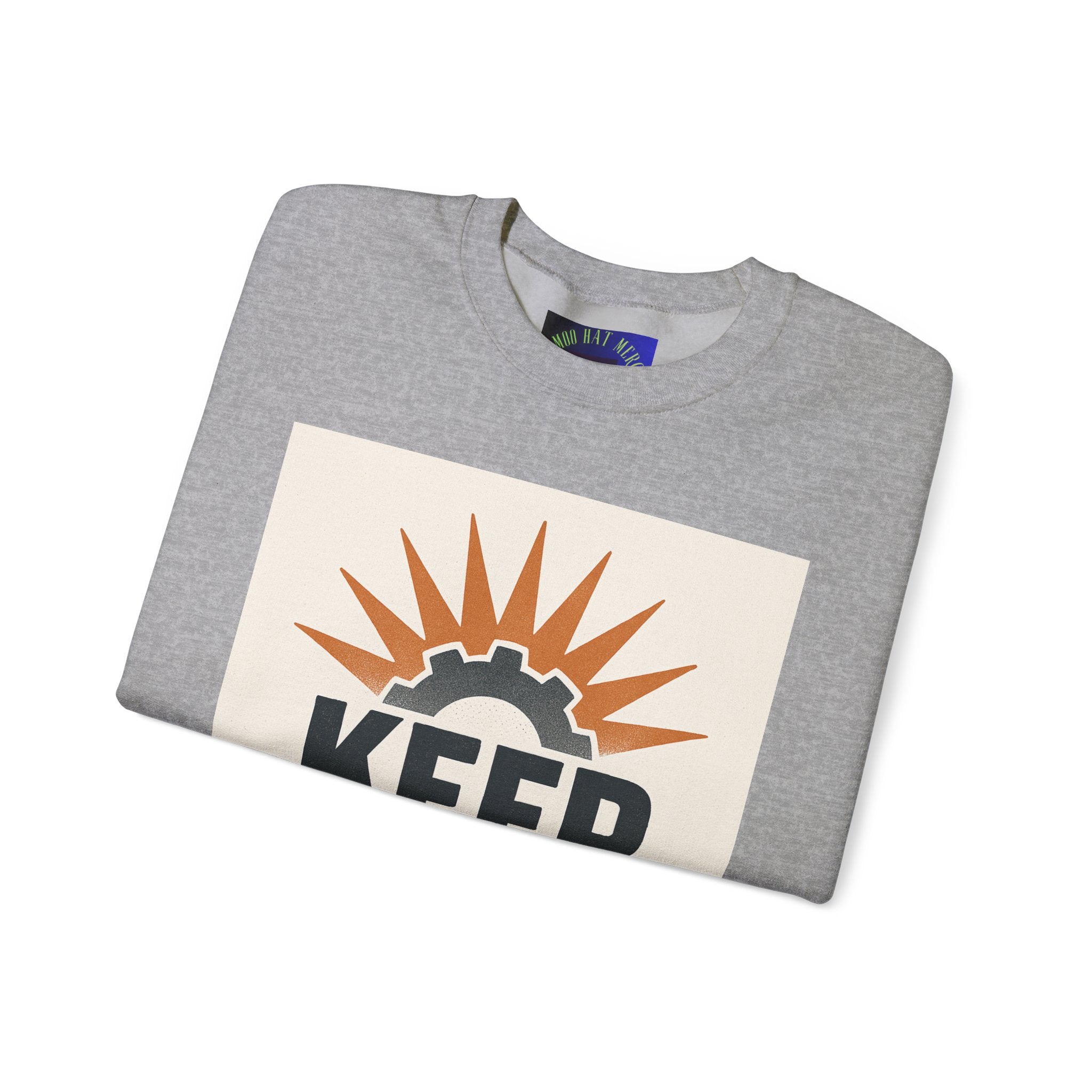 Keep Grinding Sweatshirt — Motivational Crewneck for Hustle & Gym Enthusiasts