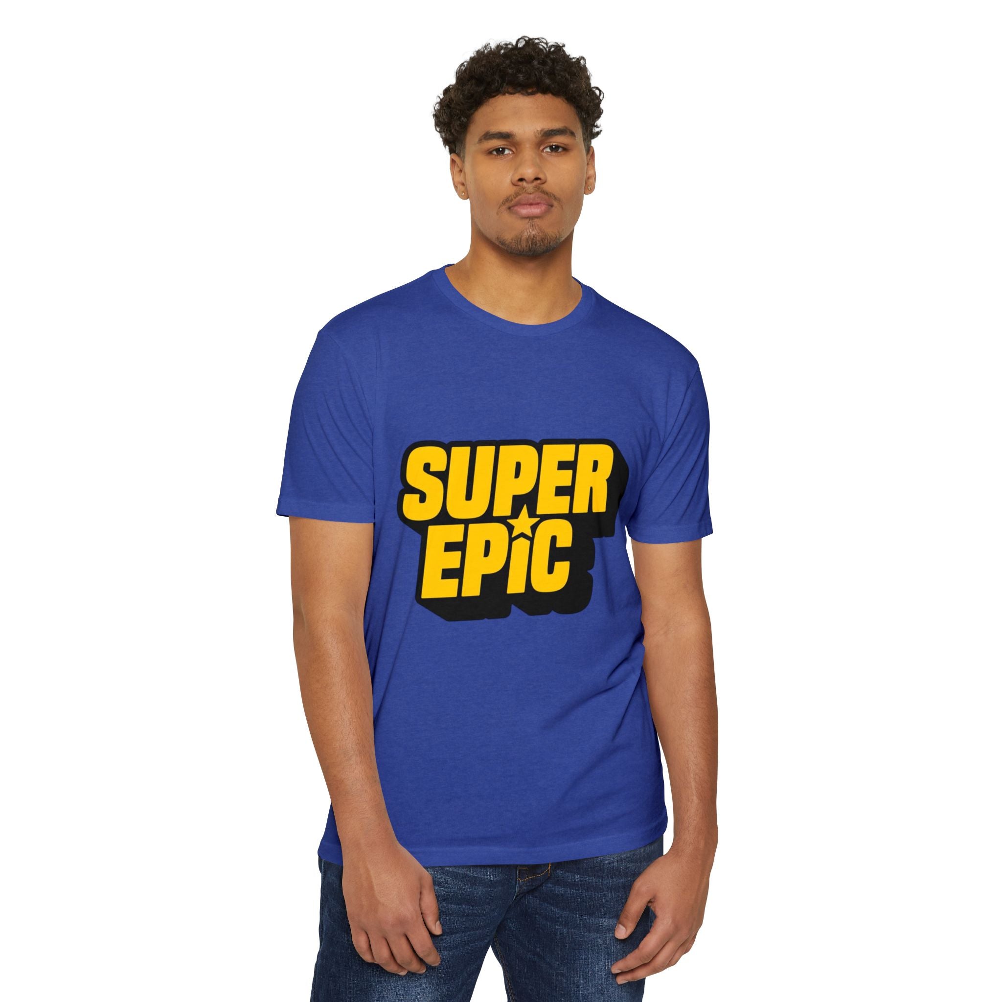 Super Epic T-Shirt — Bold Yellow Graphic Tee