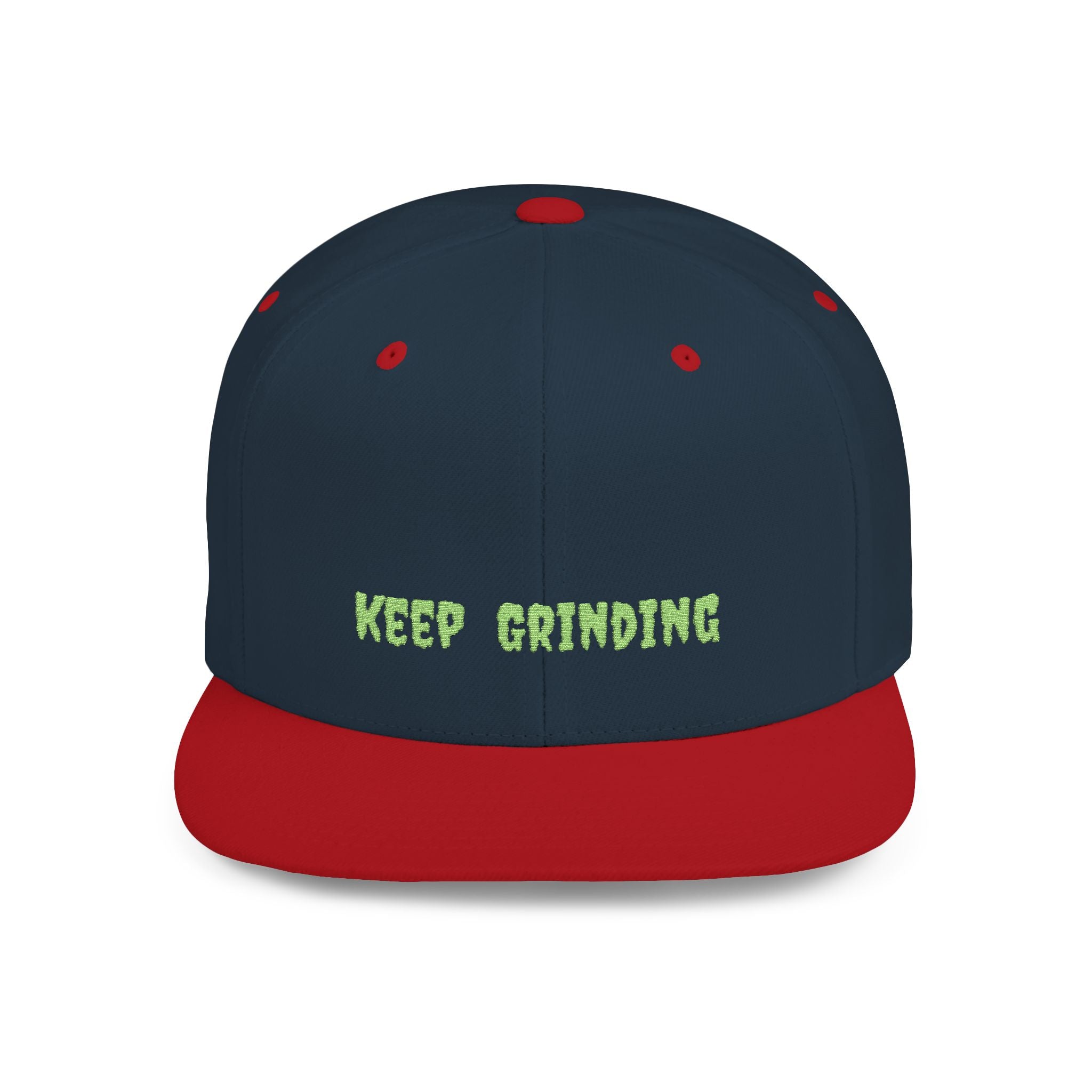 Keep Grinding Camo Snapback Hat