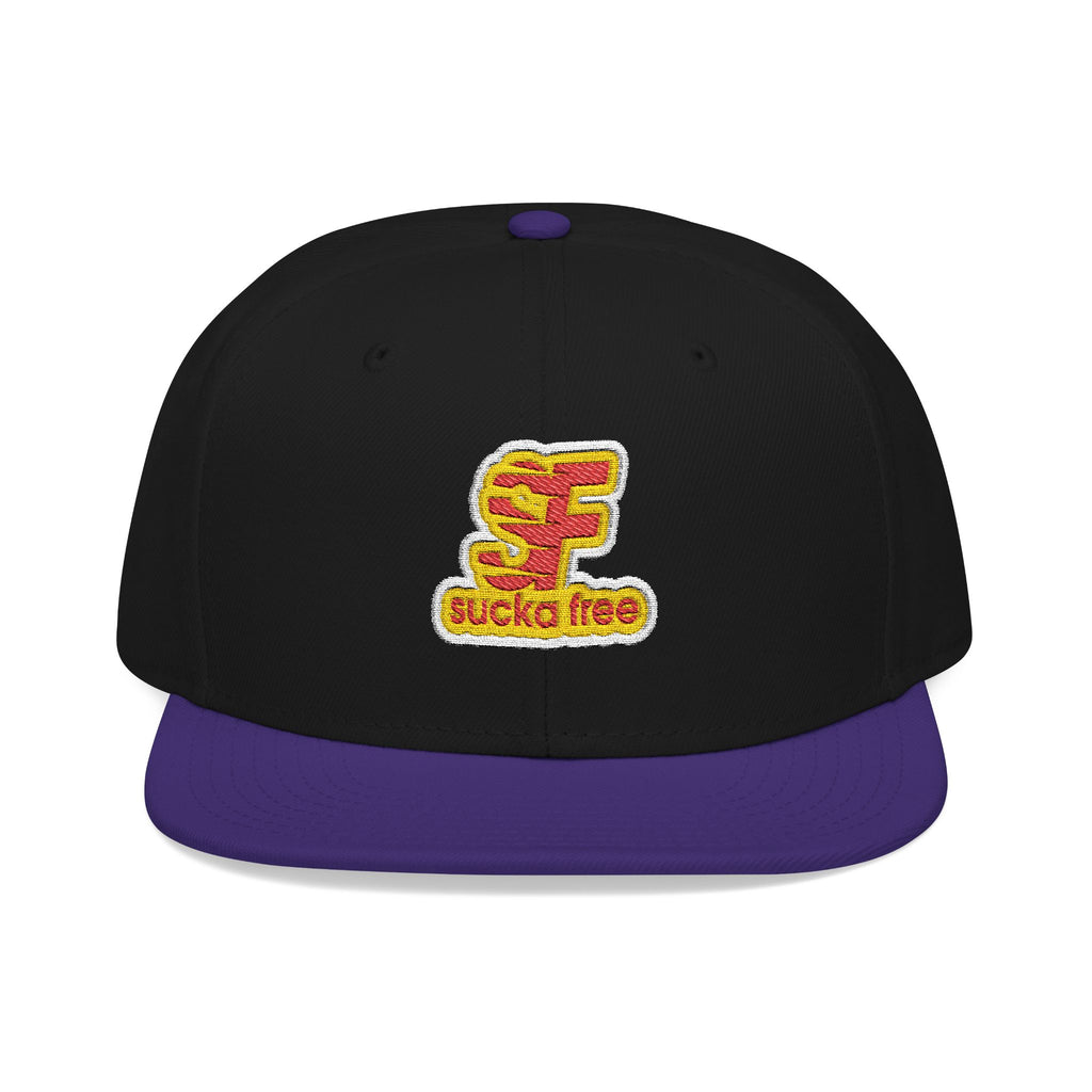 Embroidered Floral Letter 'E' Snapback Hat — Floral Initial Cap