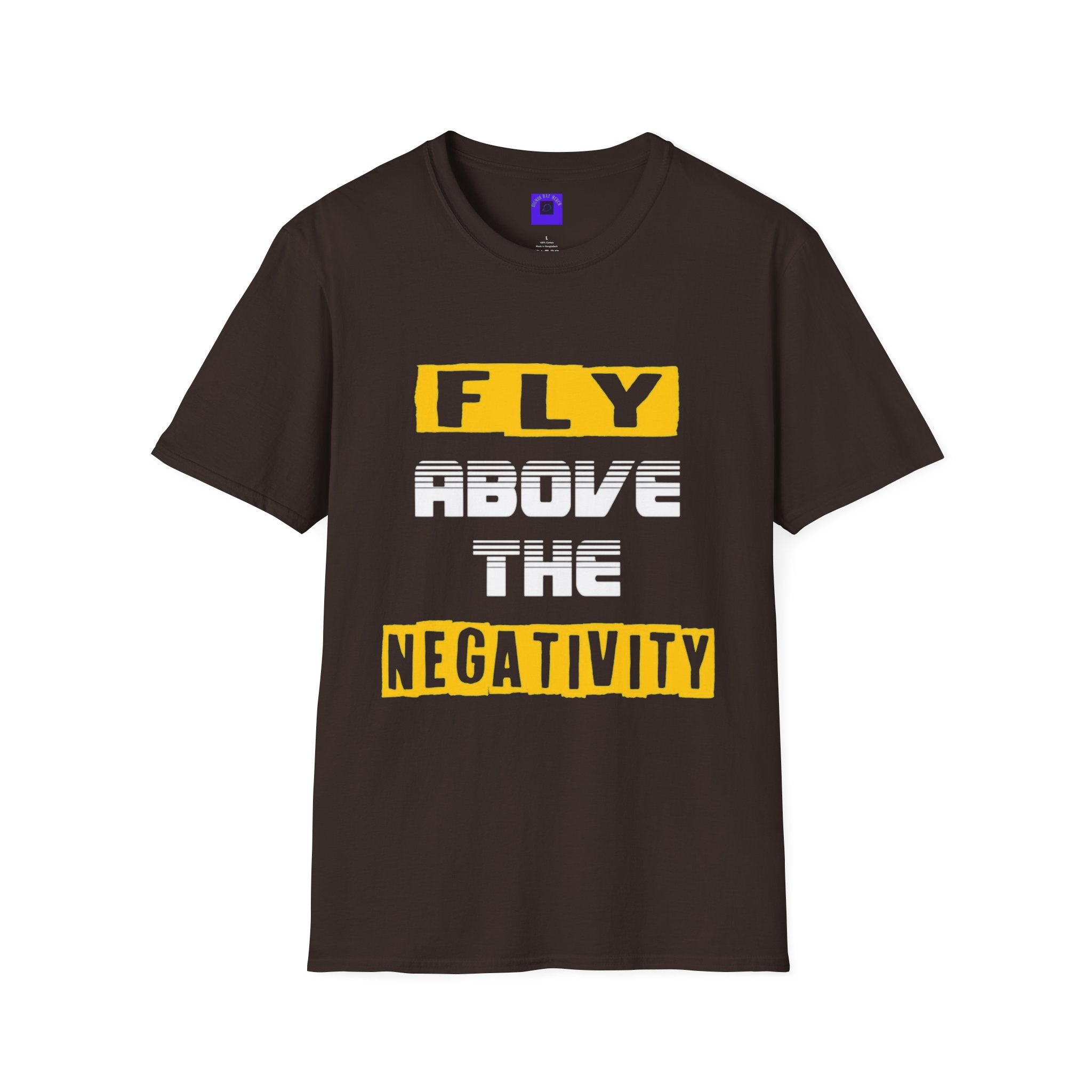 Fly Negativity T-Shirt — Positive Vibes Graphic Tee