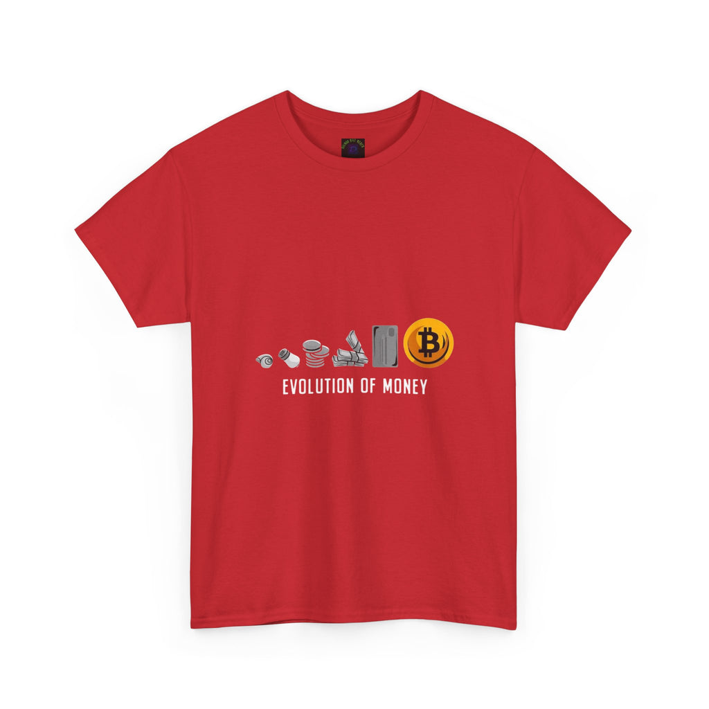 Bitcoin Evolution Tee — Cryptocurrency Mining Progress Graphic T‑Shirt