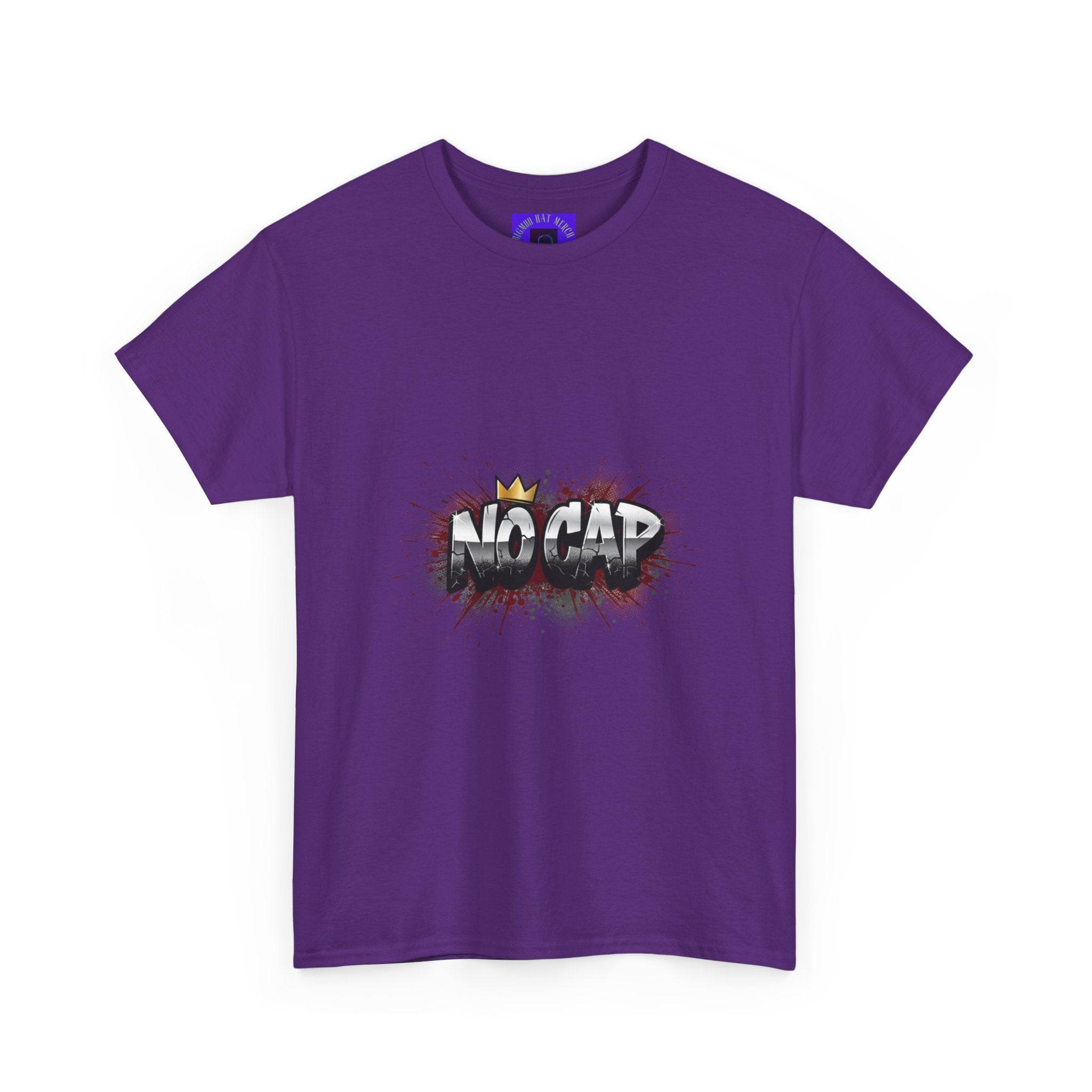 No Cap T-Shirt — Urban Graffiti Streetwear Tee