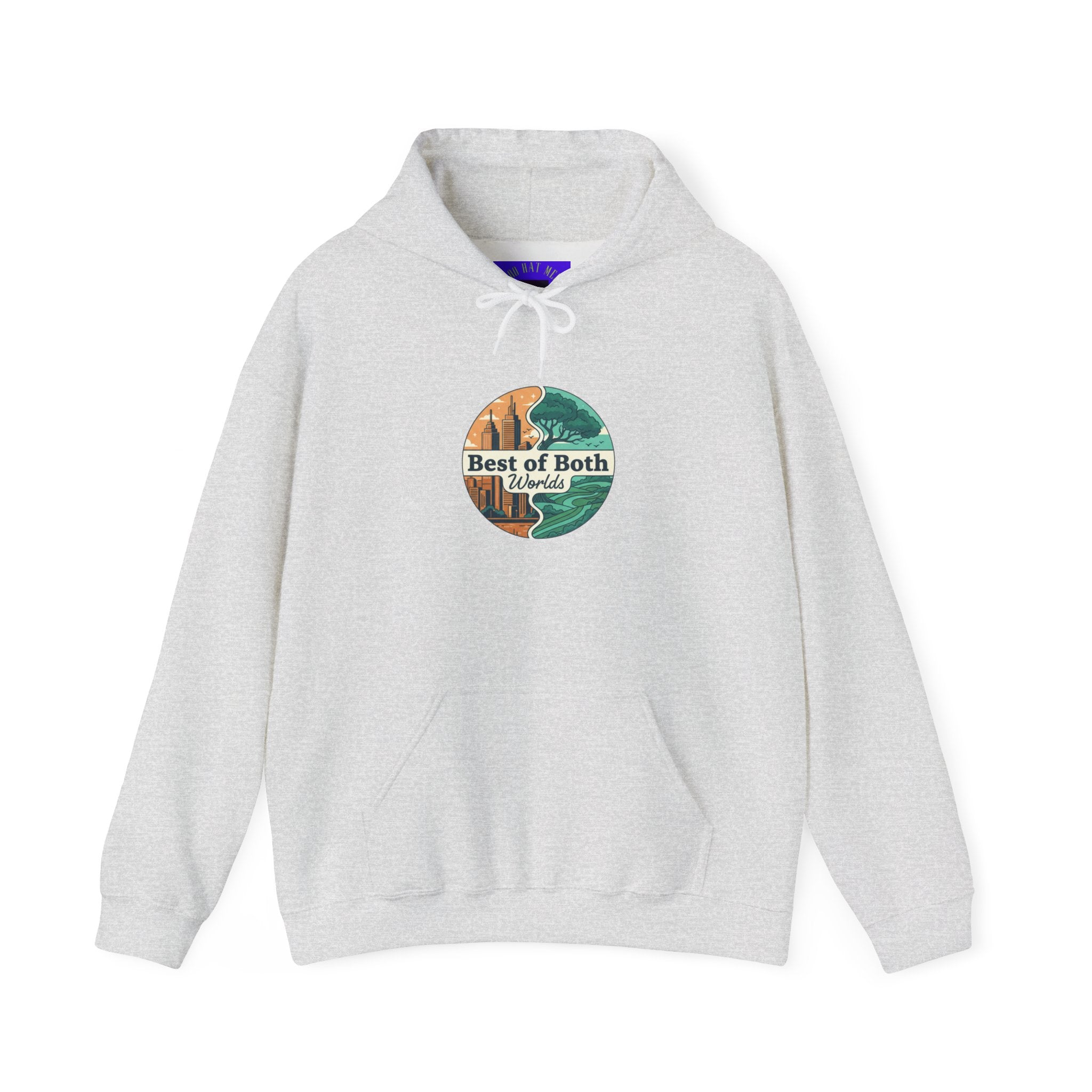 Three-Panel Fleece Hoodie