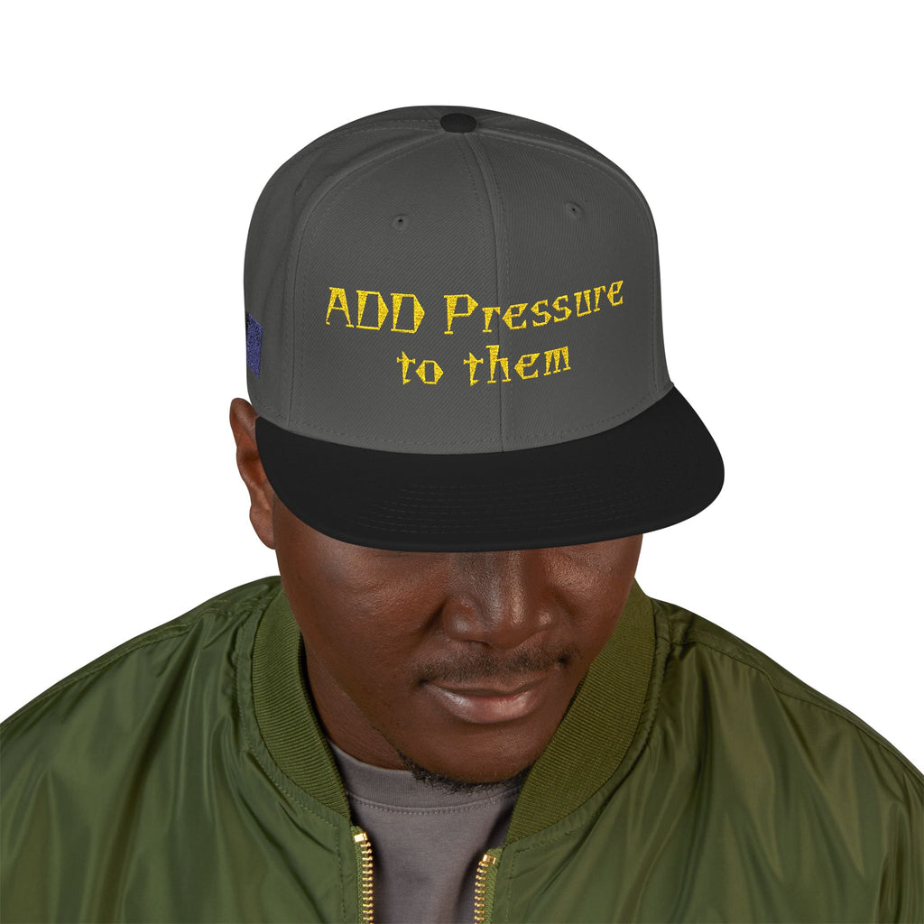 Copy of Copy of Embroidered Snapback Hat - Stylish Accessory, Cool Streetwear, Gift for Friends, Casual Wear, Trendy Cap