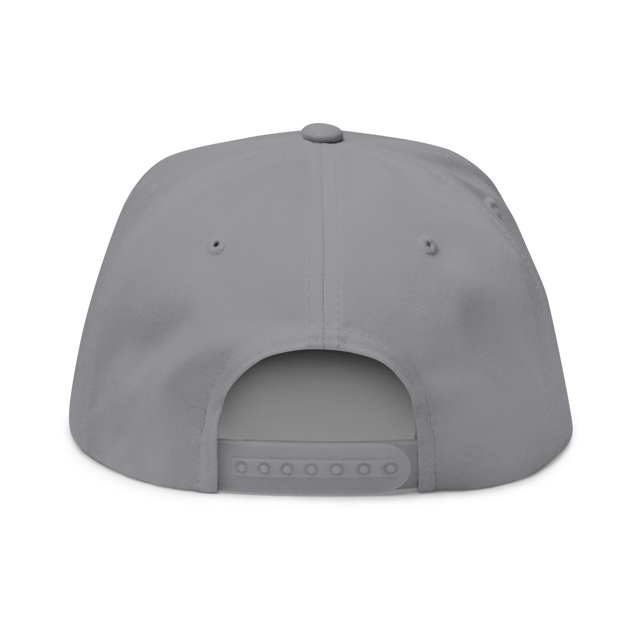 Flat Bill Cap — Embroidered "Fo Sho" Globe Logo Snapback