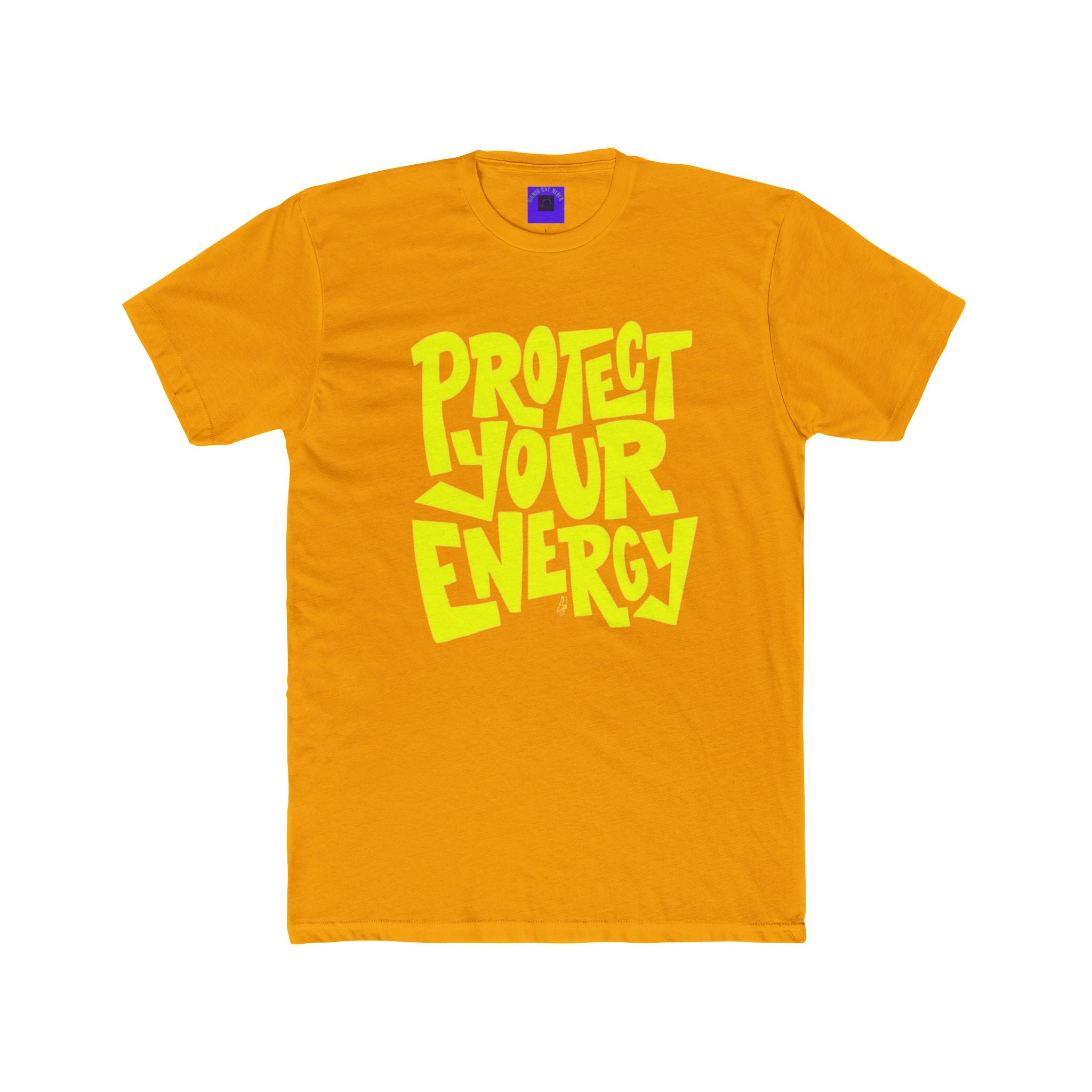 Protect Your Energy T‑Shirt — Neon Yellow Graphic Tee
