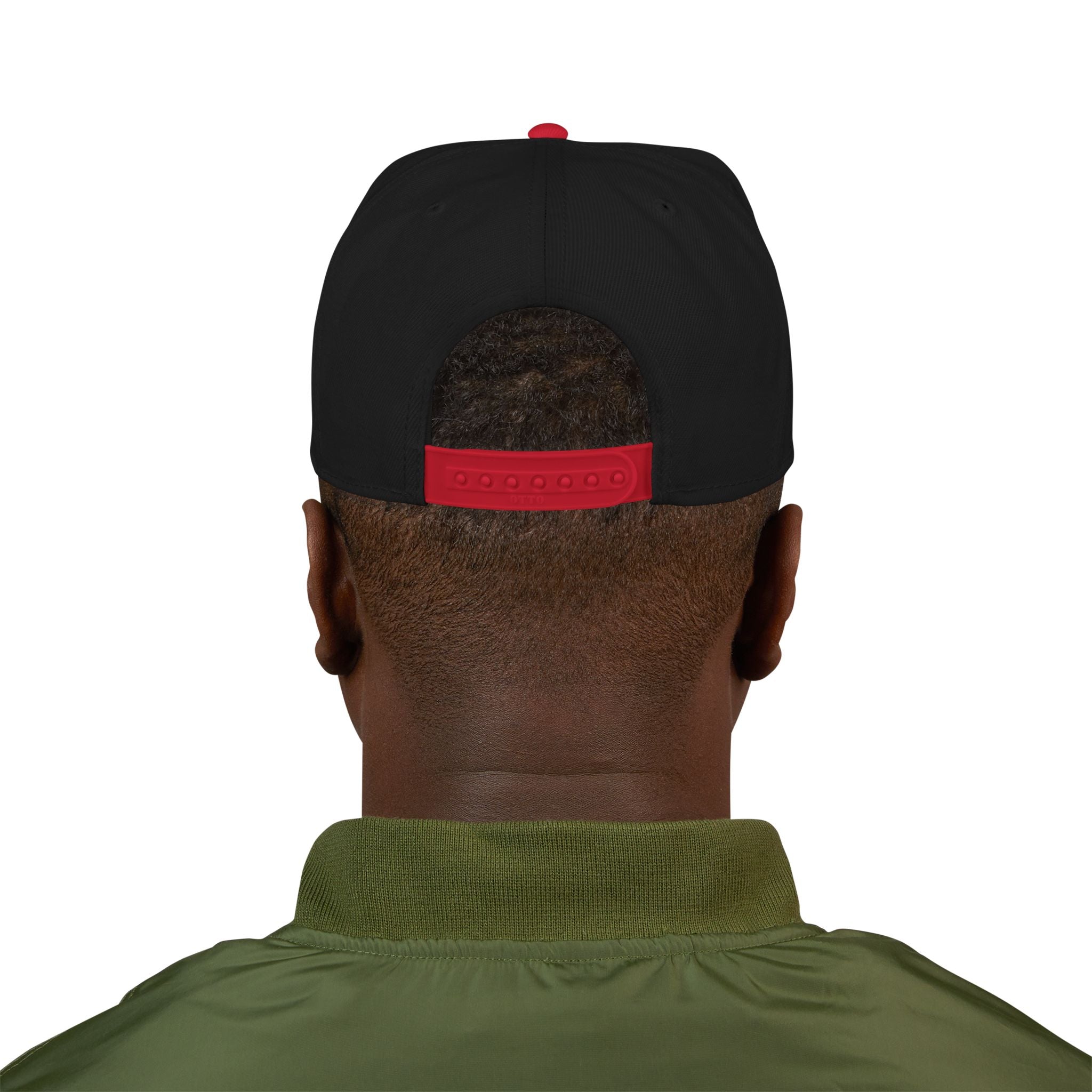 Embroidered Floral Letter 'E' Snapback Hat — Floral Initial Cap