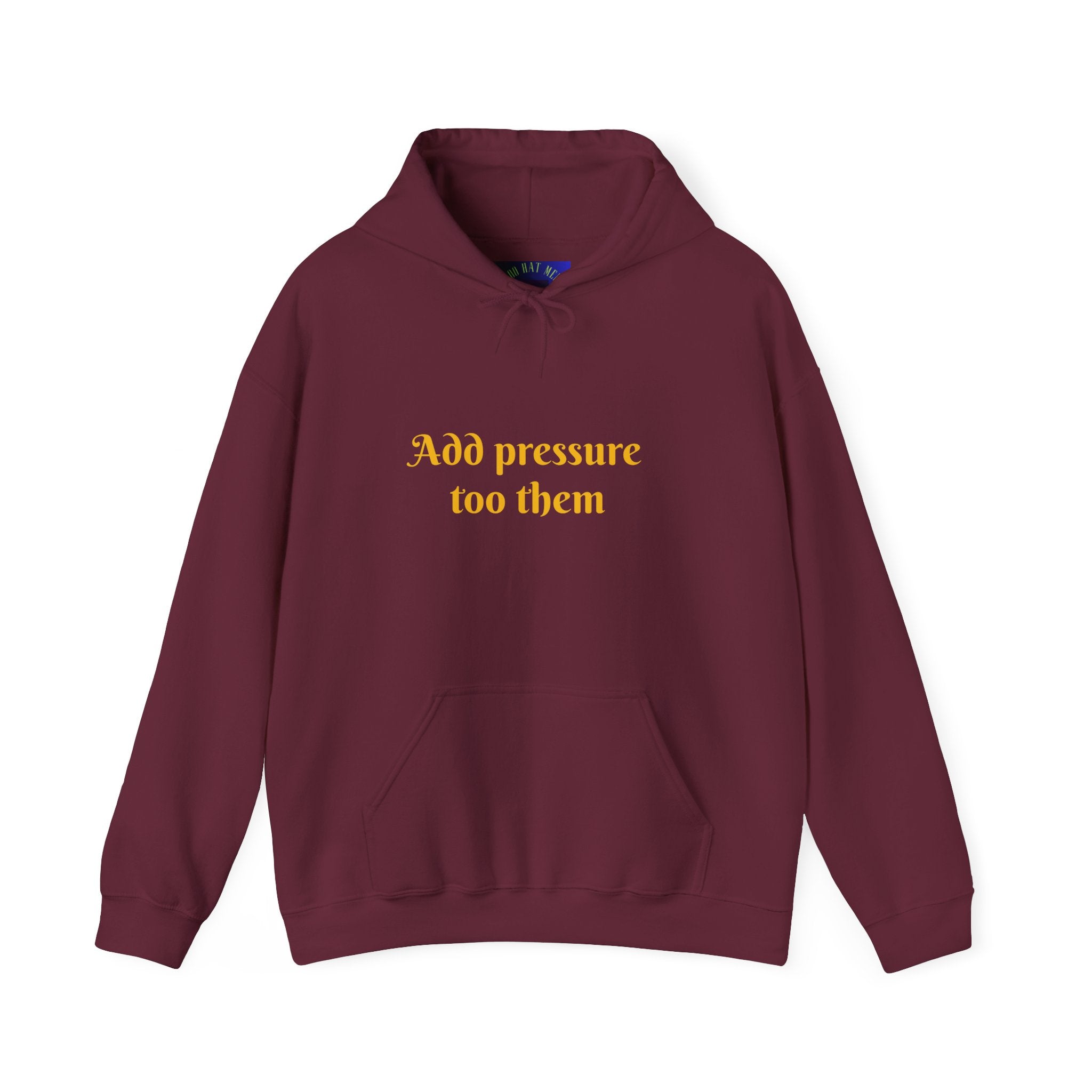 Inspirational Hoodie: "Add Pressure Too Them" Unisex Heavy Blend Hooded Sweatshirt, Cozy Gift for Friends, Motivational Wear, Casual [...]