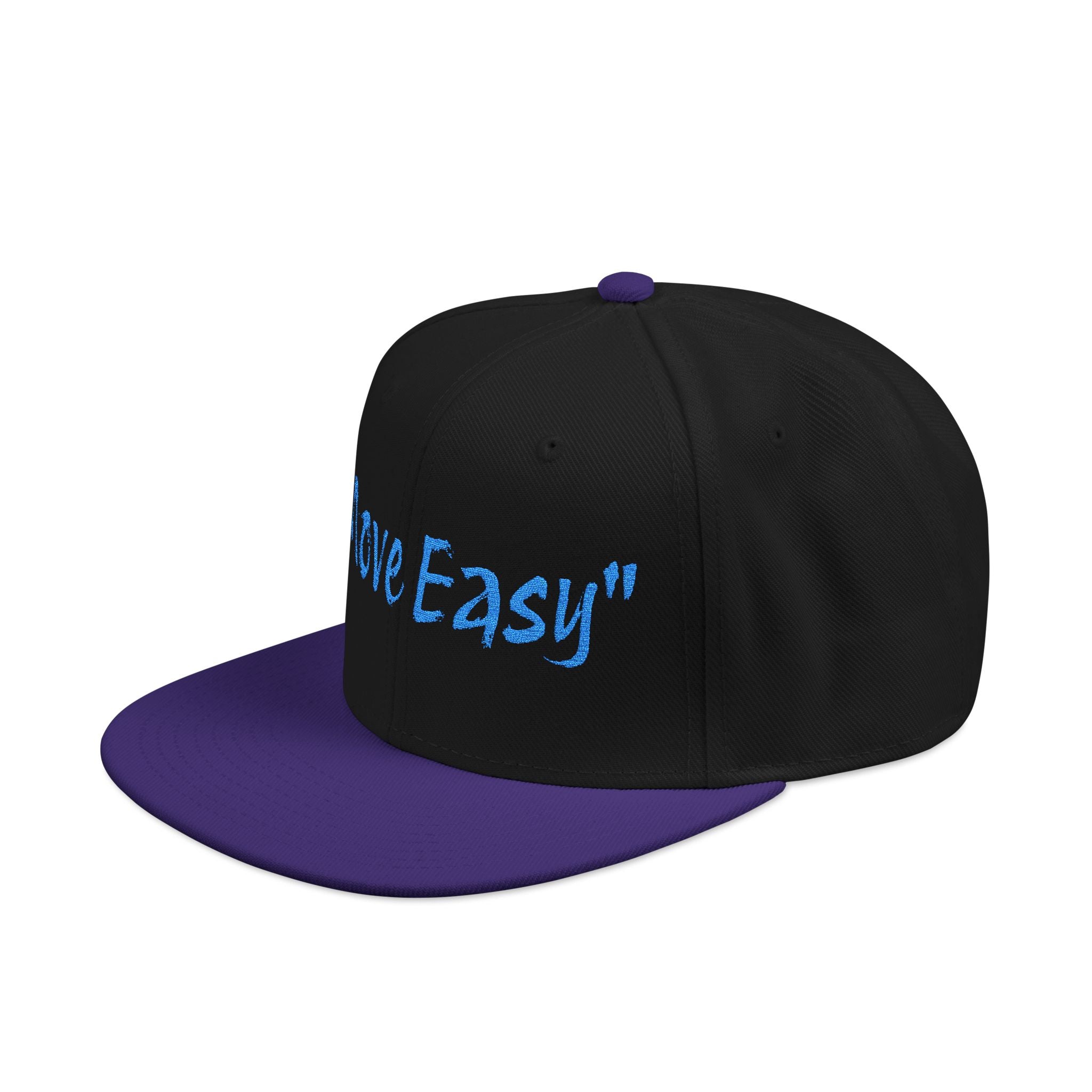Stylish Snapback Cap - "Move Easy" Embroidered Design, Casual Hat, Streetwear Accessory, Gift for Him/Her, Everyday Wear