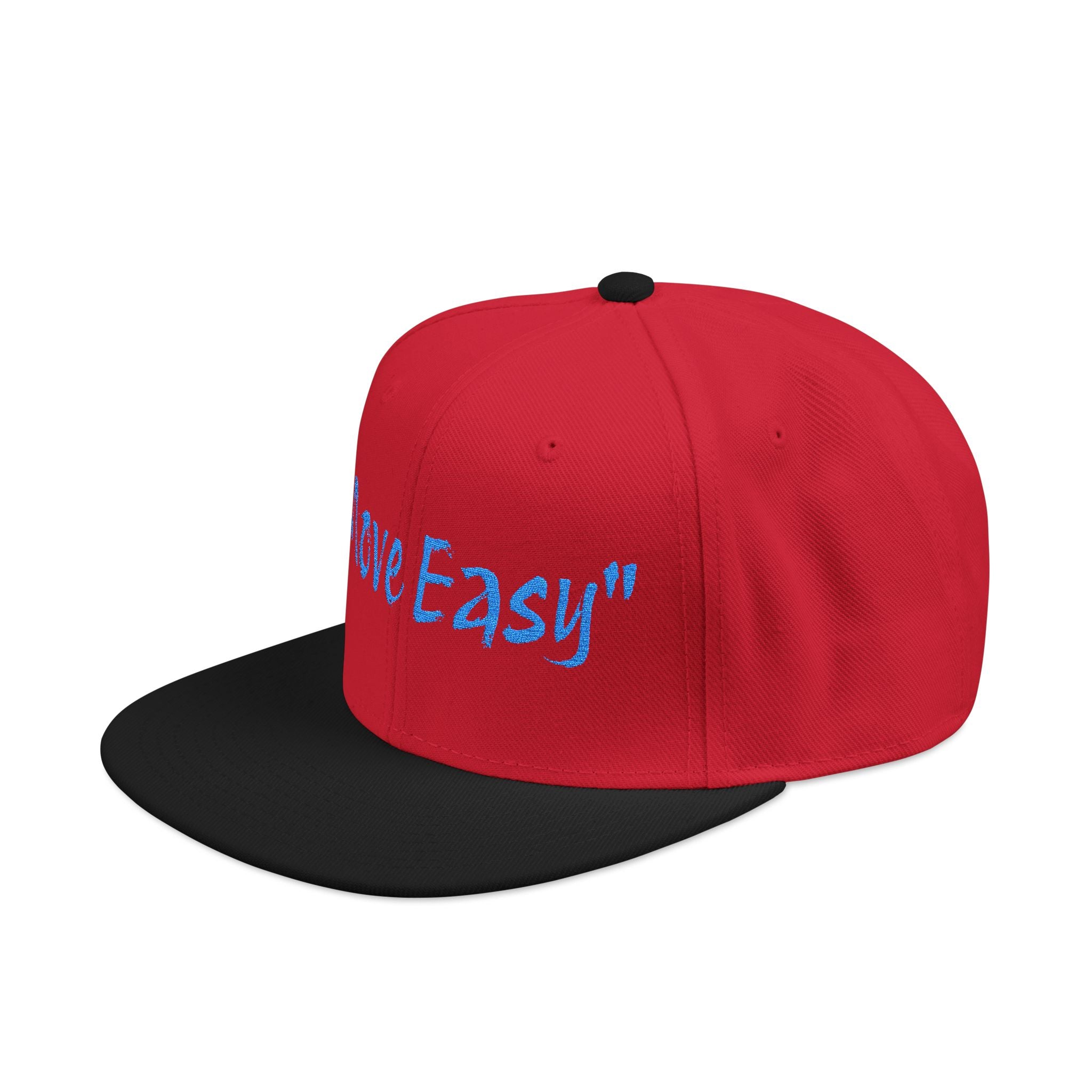 Stylish Snapback Cap - "Move Easy" Embroidered Design, Casual Hat, Streetwear Accessory, Gift for Him/Her, Everyday Wear