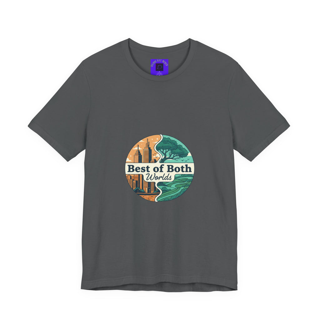 Best of Both Worlds Graphic Tee — Adventure & Ocean Vintage Circle Design