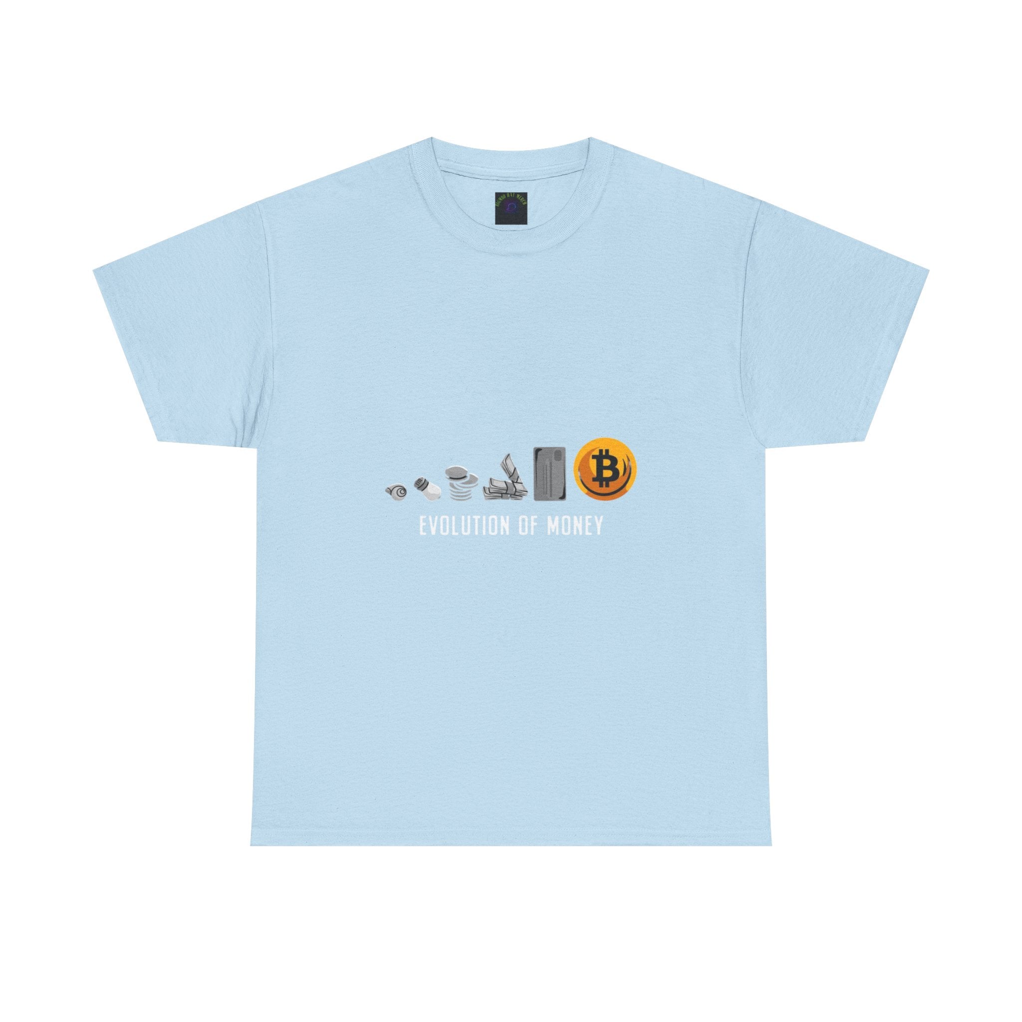 Bitcoin Evolution Tee — Cryptocurrency Mining Progress Graphic T‑Shirt