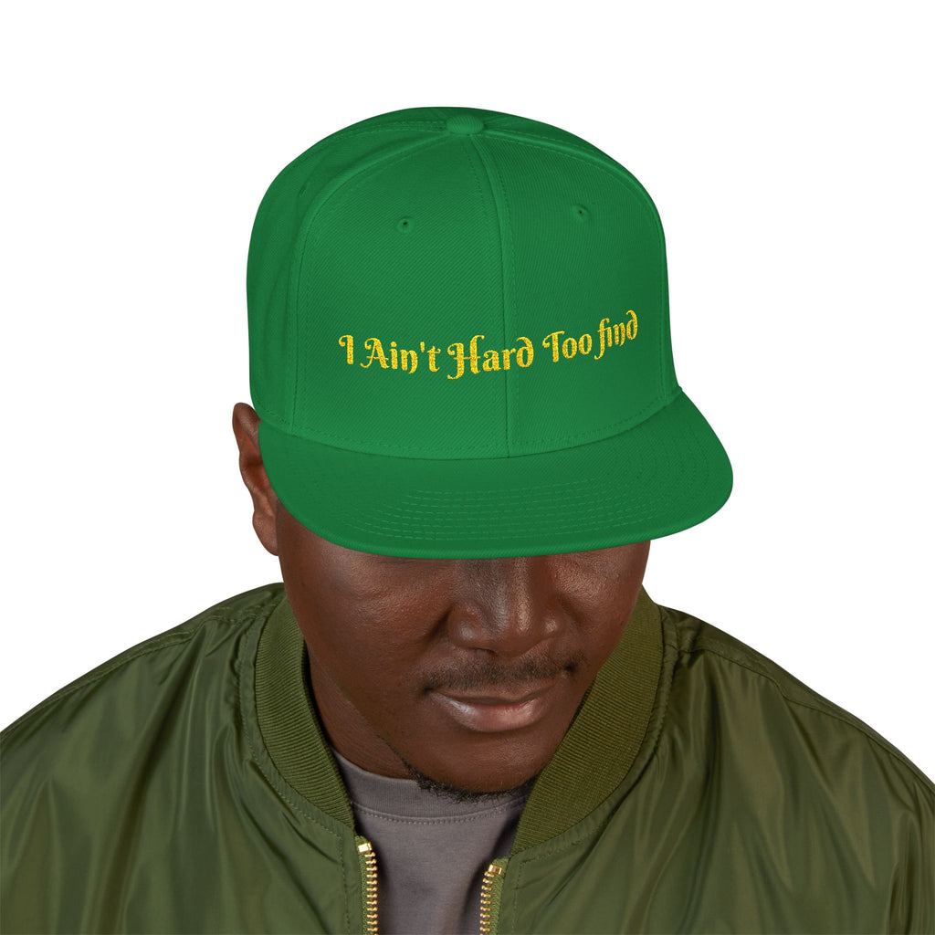 Stylish Snapback Hat - 'Work Hard Too' Embroidered Cap, Casual Streetwear, Gifts for Him/Her, Sportswear, Summer Accessory