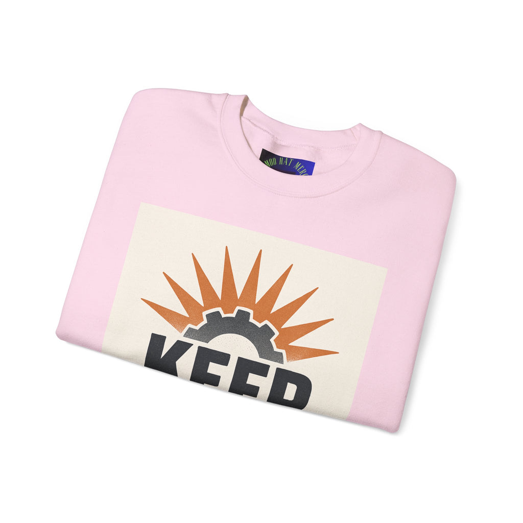 Keep Grinding Sweatshirt — Motivational Crewneck for Hustle & Gym Enthusiasts