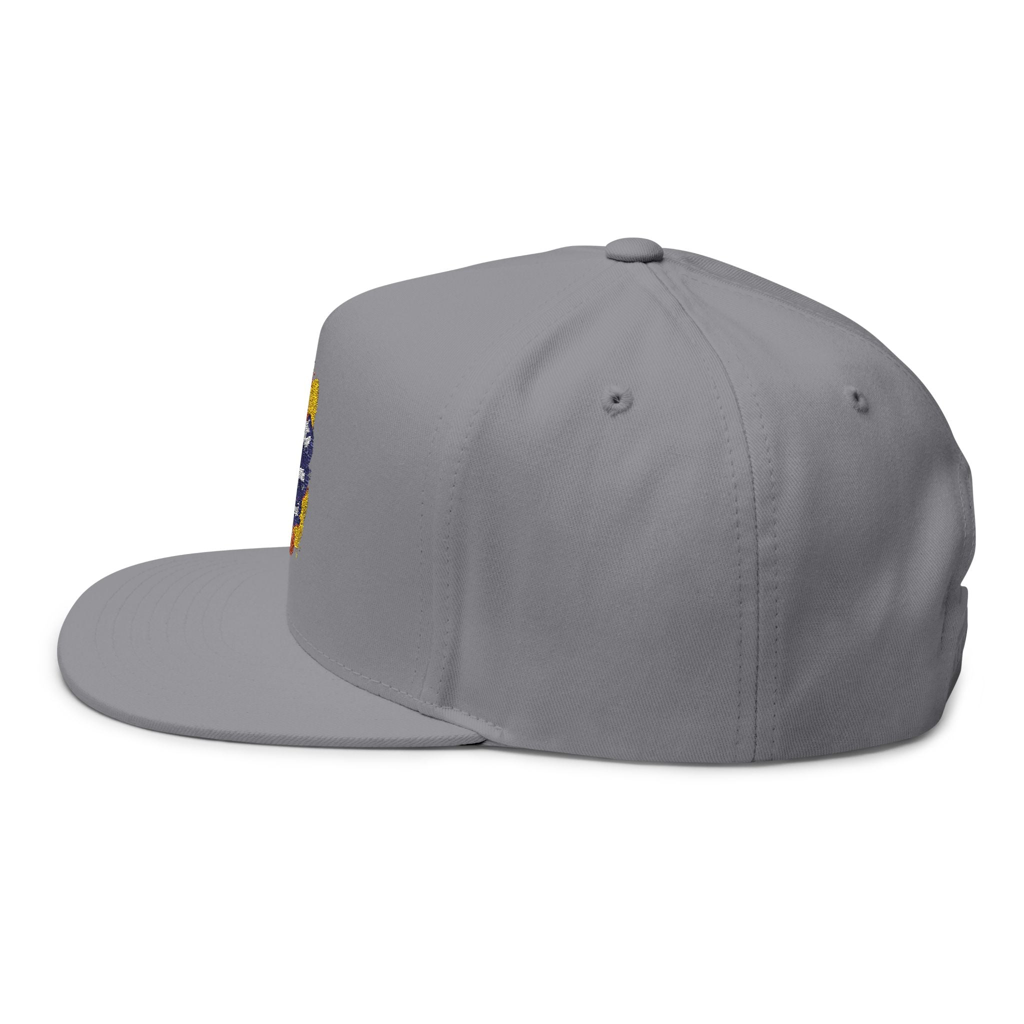 Flat Bill Cap — Embroidered "Be Authentic, Be You, Stay True" Snapback