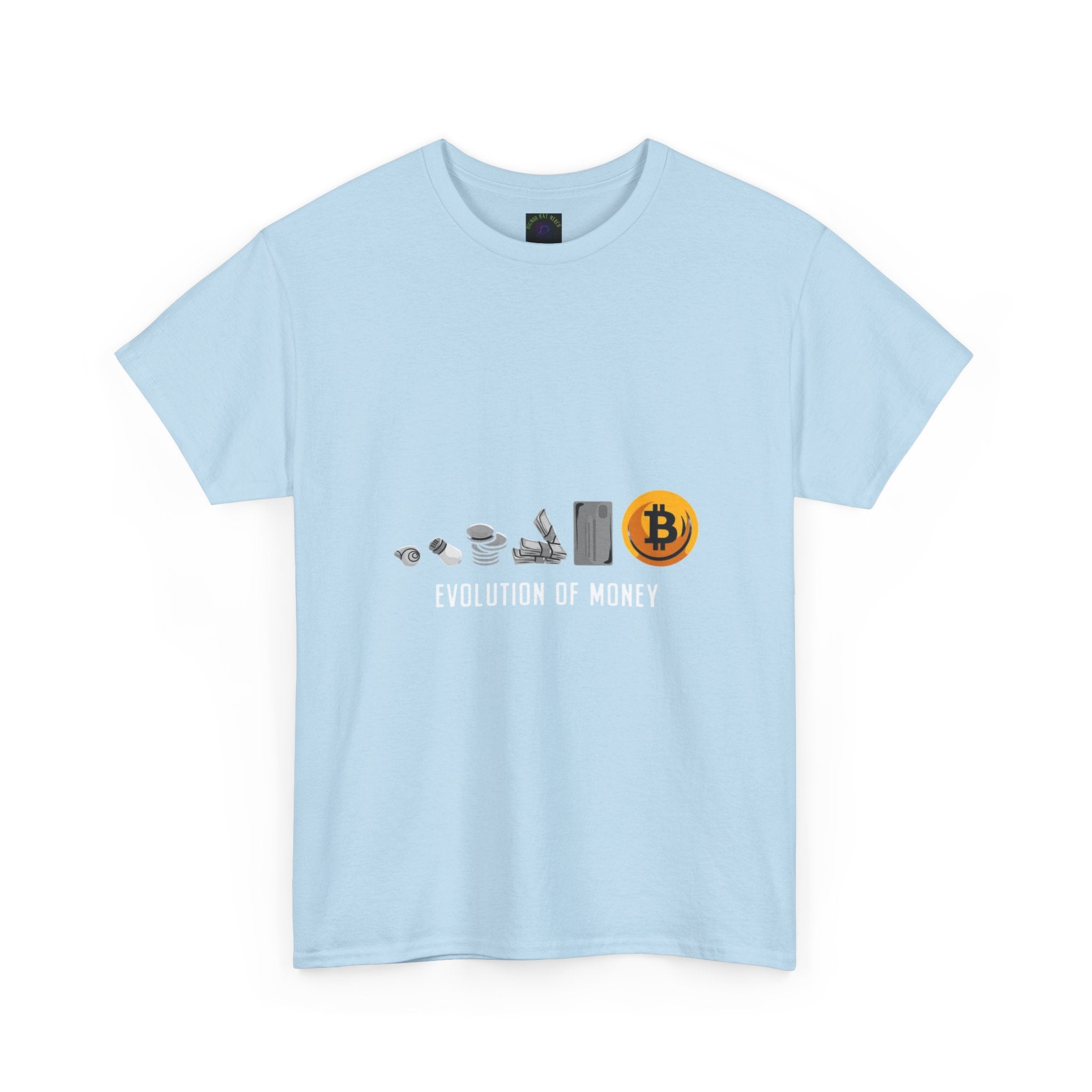 Bitcoin Evolution Tee — Cryptocurrency Mining Progress Graphic T‑Shirt