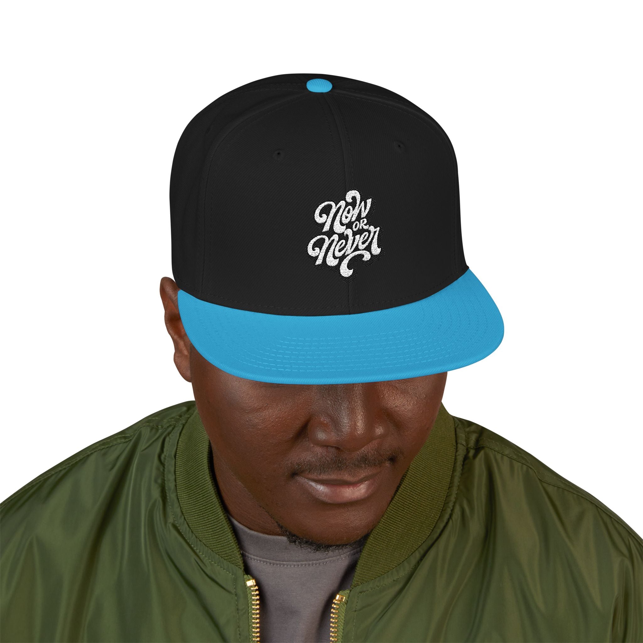 Embroidered Paw Print Snapback Hat — Streetwear Baseball Cap