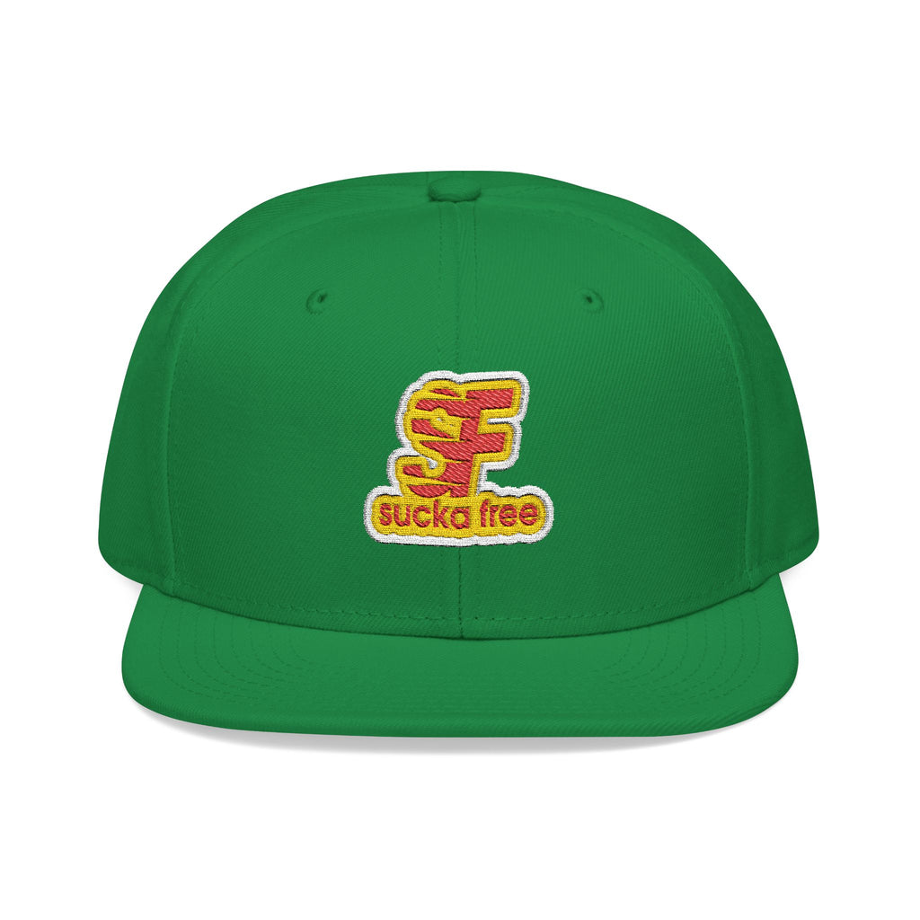 Embroidered Floral Letter 'E' Snapback Hat — Floral Initial Cap