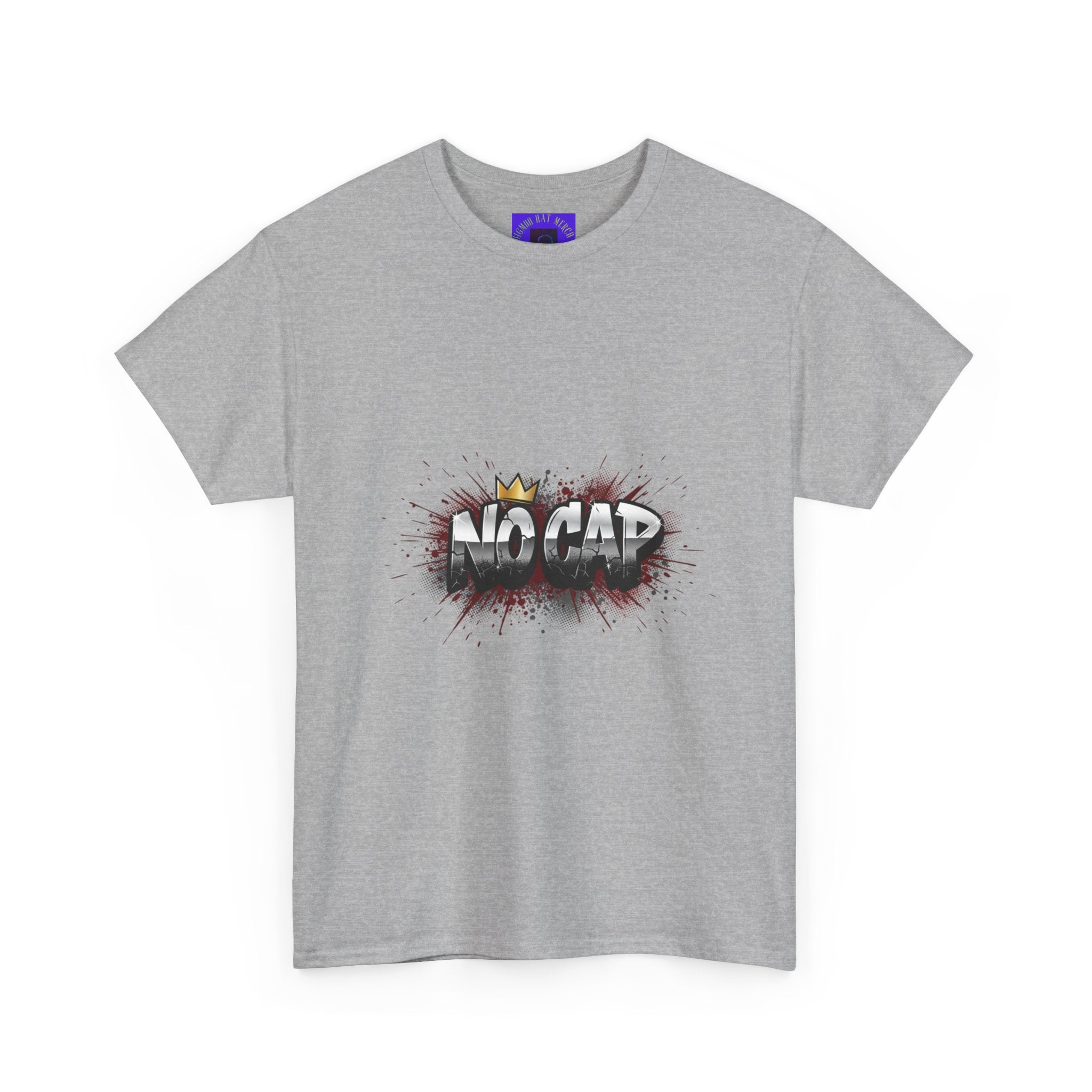 No Cap T-Shirt — Urban Graffiti Streetwear Tee