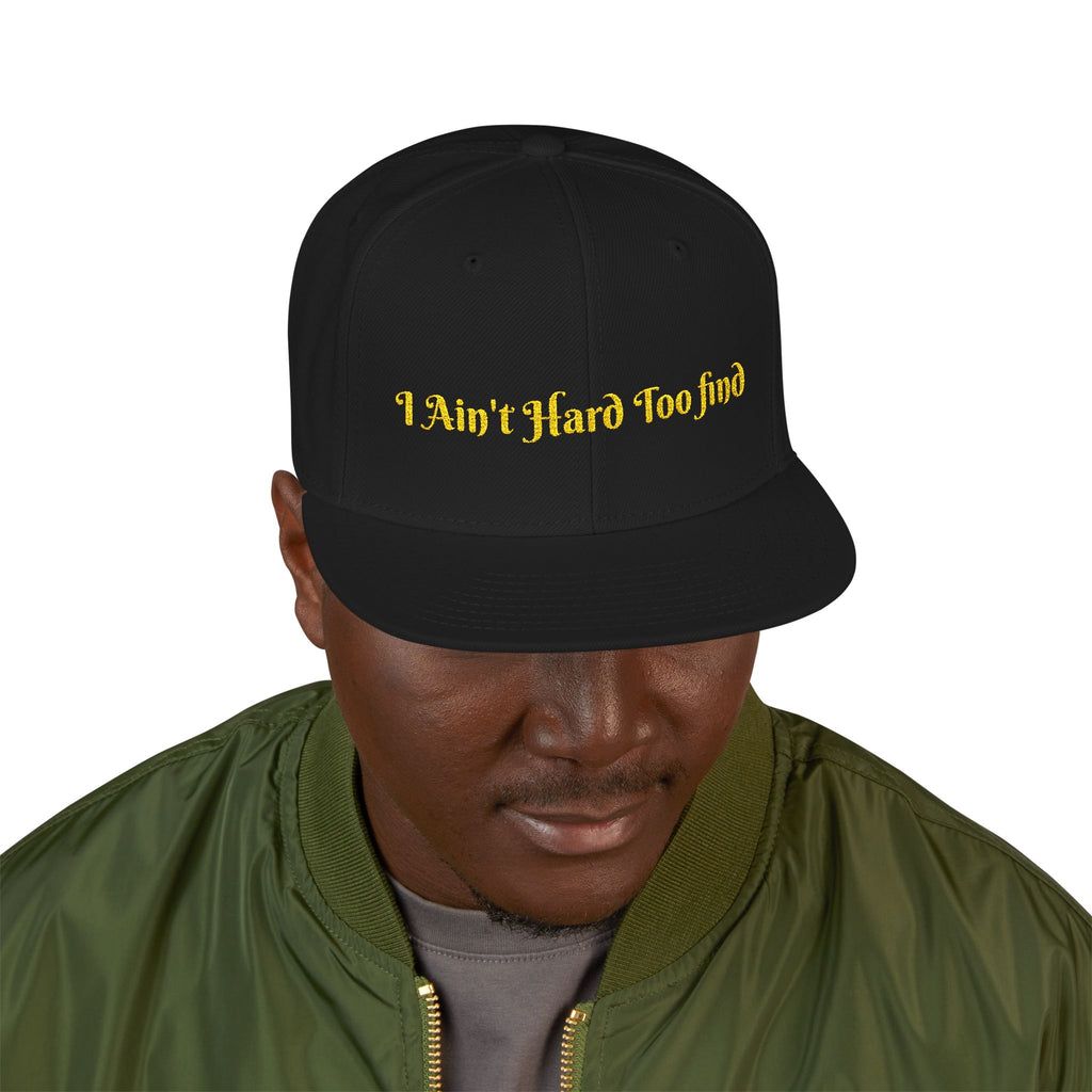 Stylish Snapback Hat - 'Work Hard Too' Embroidered Cap, Casual Streetwear, Gifts for Him/Her, Sportswear, Summer Accessory