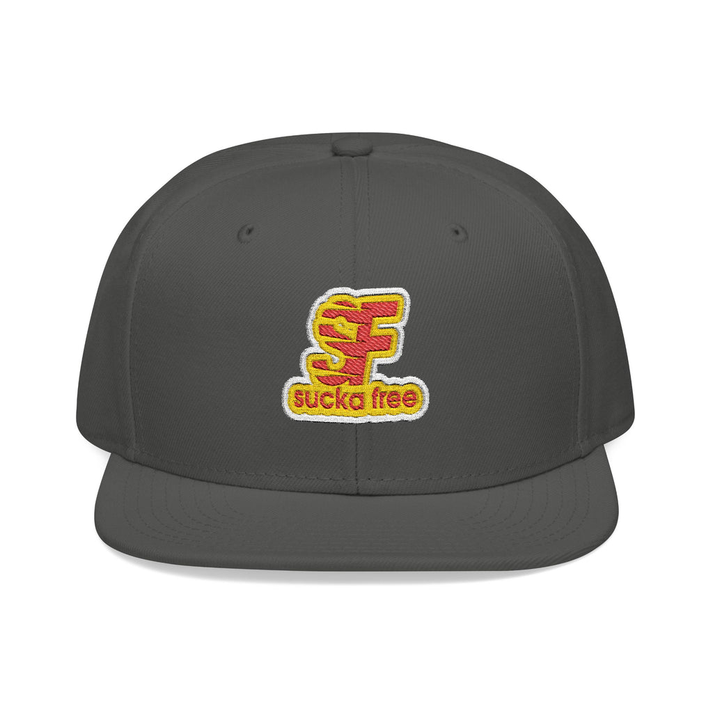 Embroidered Floral Letter 'E' Snapback Hat — Floral Initial Cap