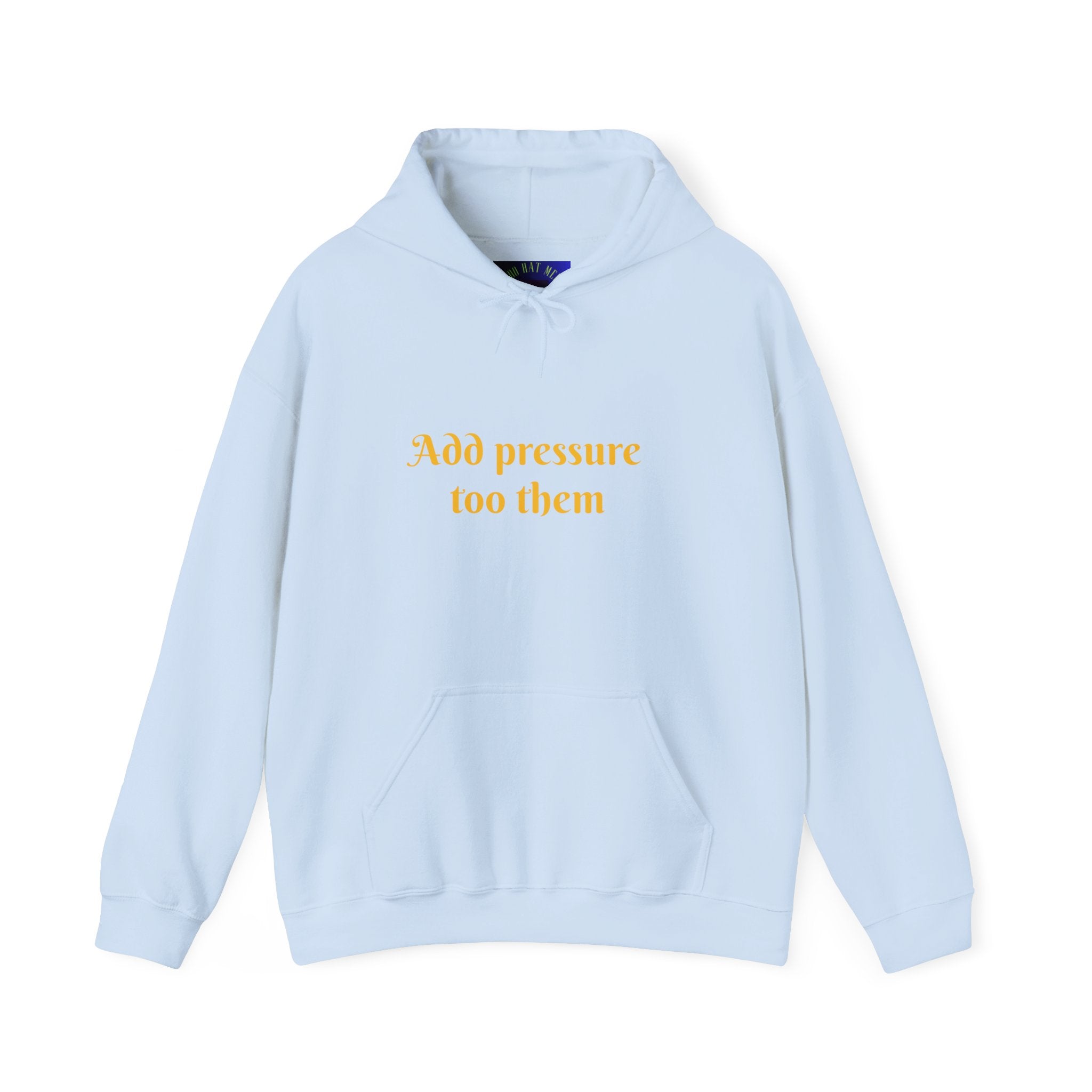 Inspirational Hoodie: "Add Pressure Too Them" Unisex Heavy Blend Hooded Sweatshirt, Cozy Gift for Friends, Motivational Wear, Casual [...]