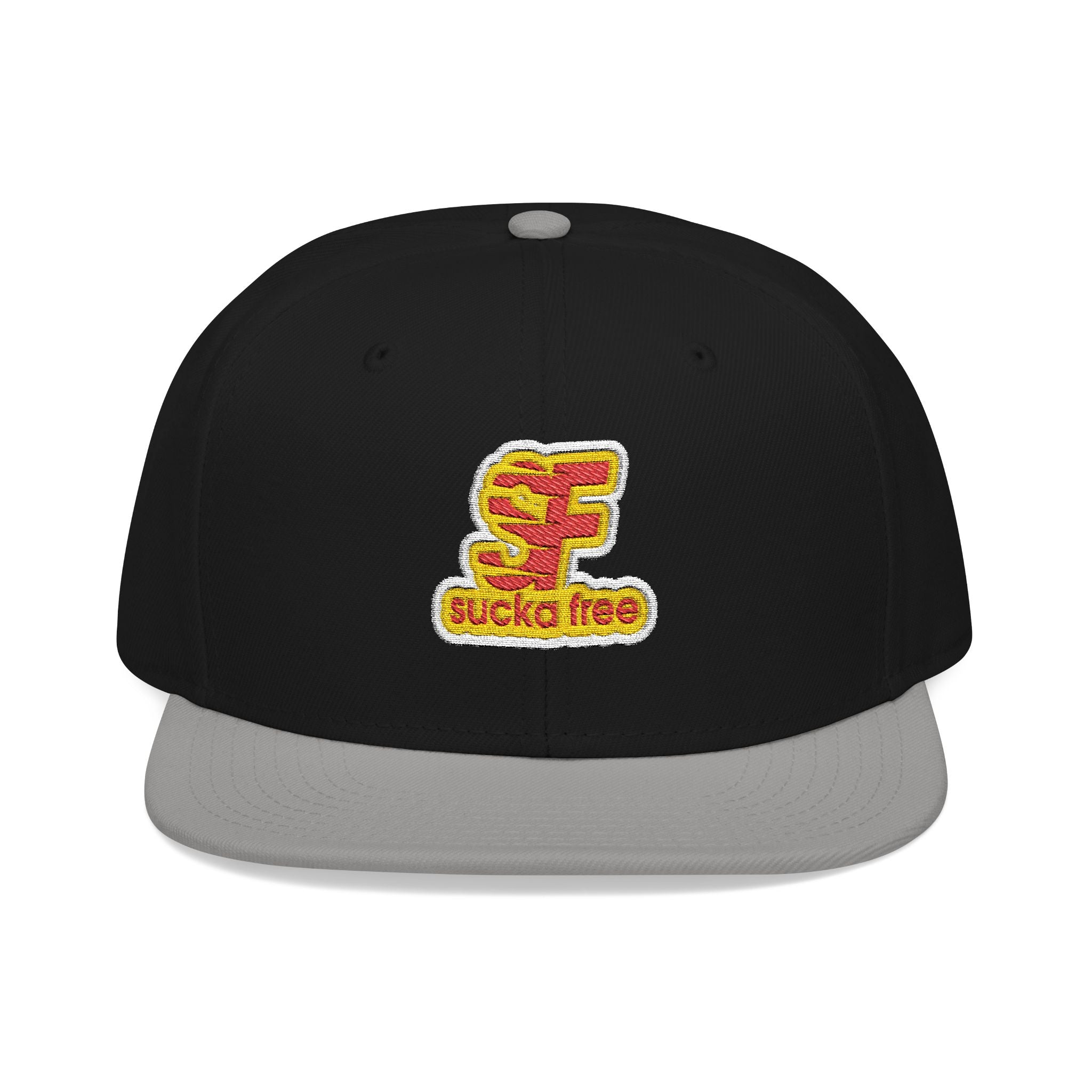 Embroidered Floral Letter 'E' Snapback Hat — Floral Initial Cap