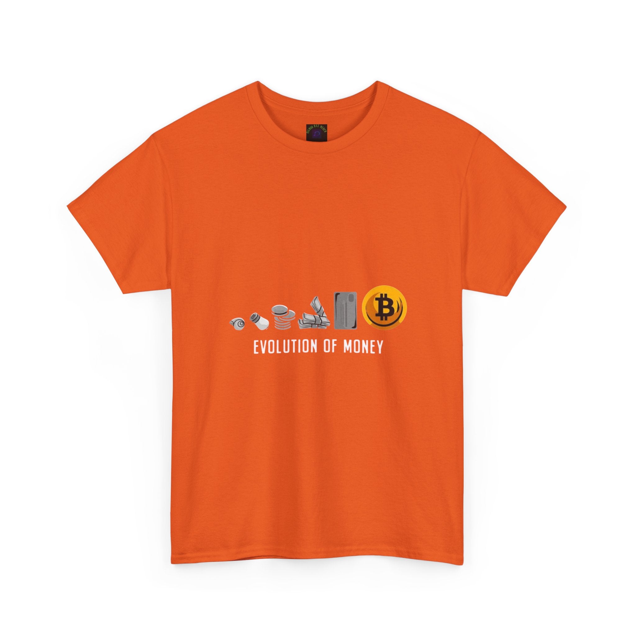 Bitcoin Evolution Tee — Cryptocurrency Mining Progress Graphic T‑Shirt