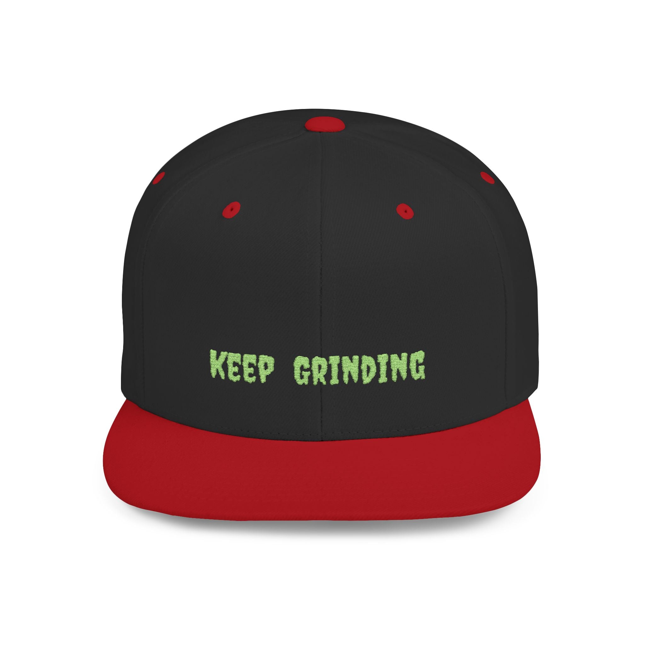Keep Grinding Camo Snapback Hat