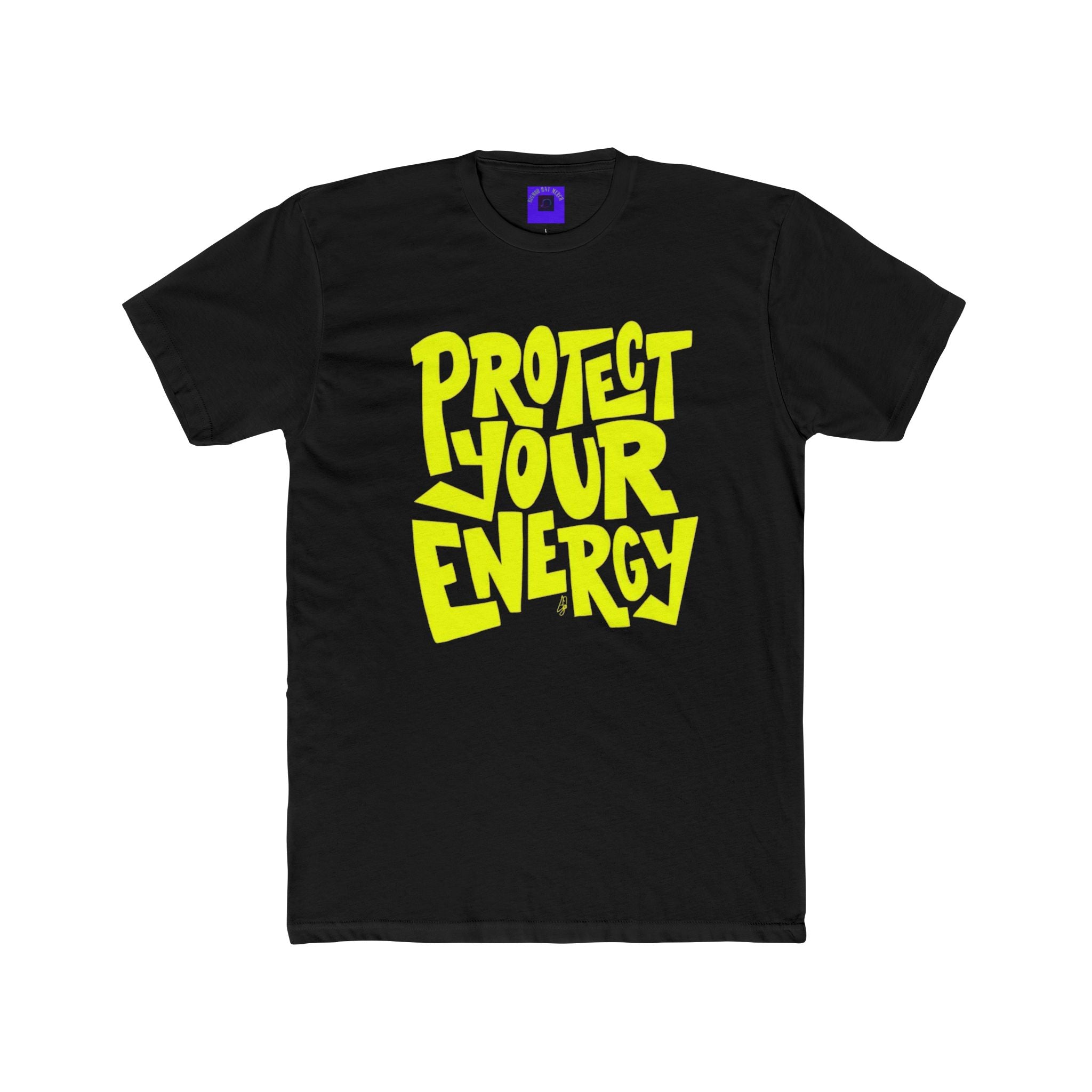 Protect Your Energy T‑Shirt — Neon Yellow Graphic Tee