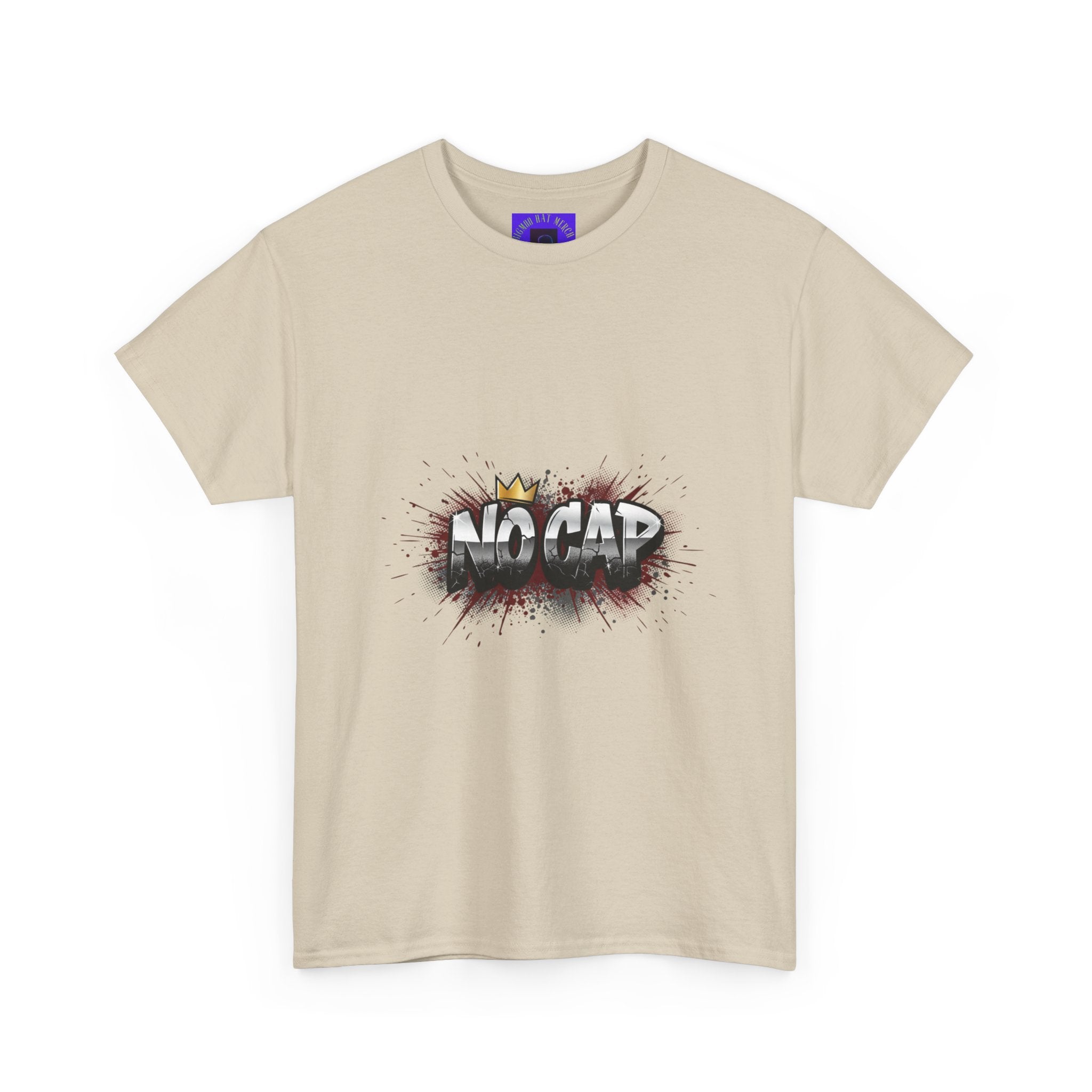 No Cap T-Shirt — Urban Graffiti Streetwear Tee