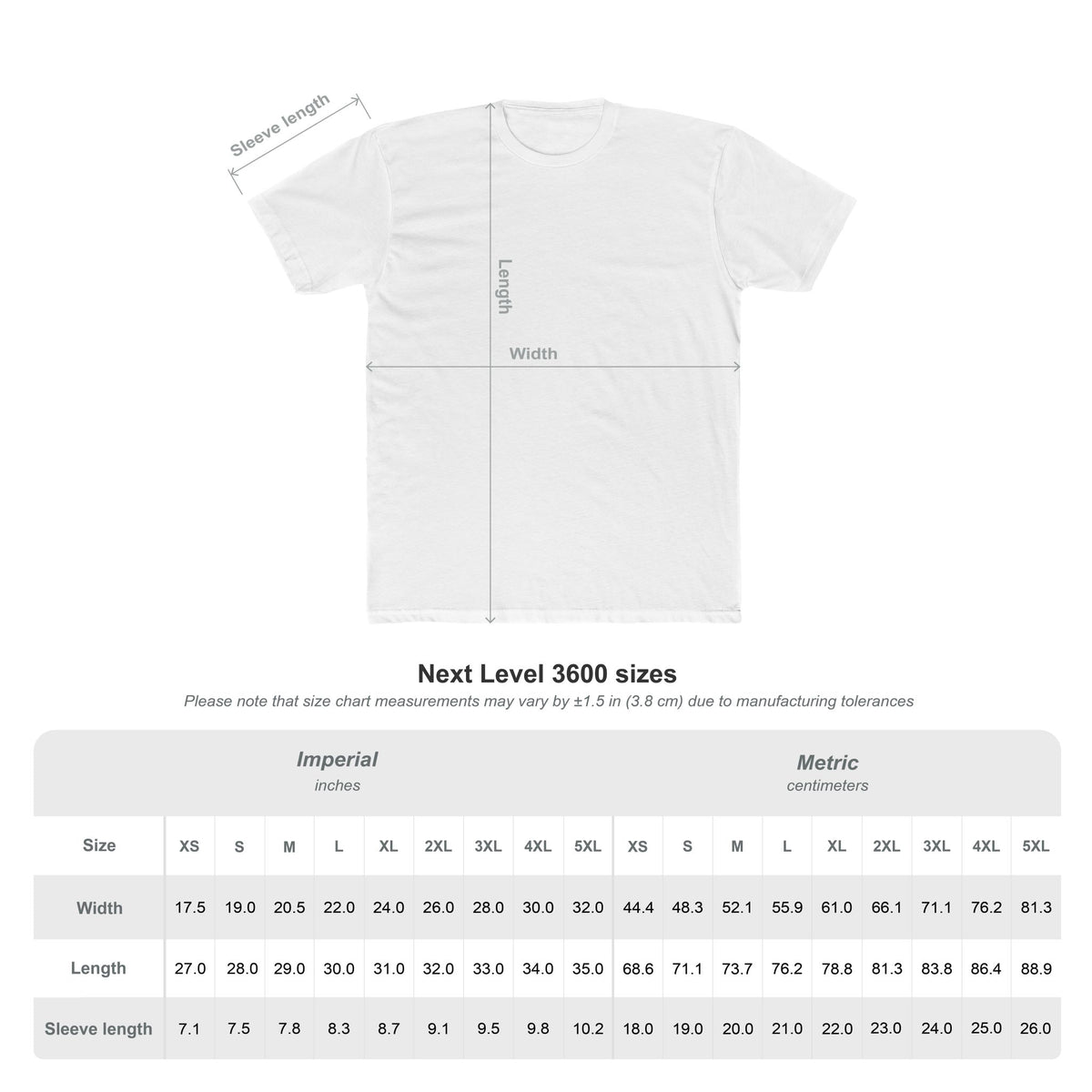 Copy of Unisex Cotton Crew Tee