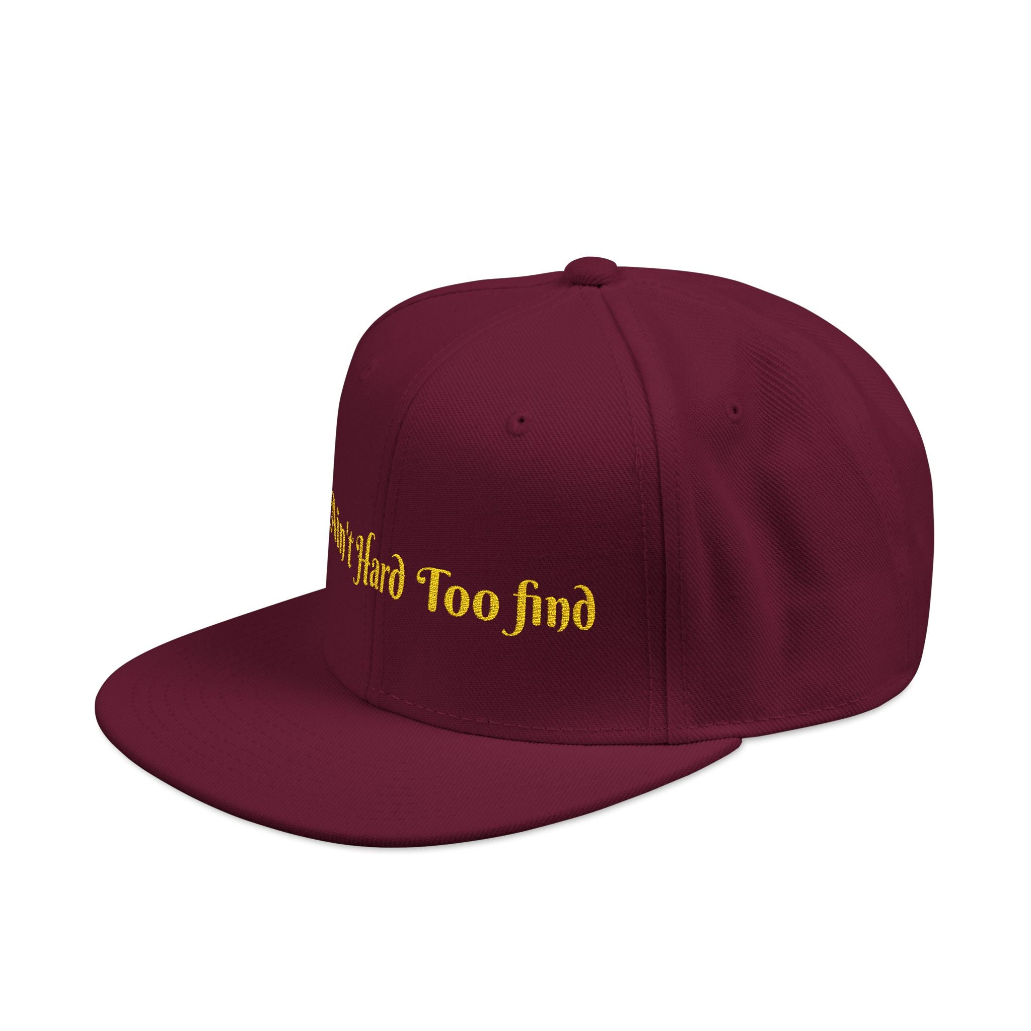 Stylish Snapback Hat - 'Work Hard Too' Embroidered Cap, Casual Streetwear, Gifts for Him/Her, Sportswear, Summer Accessory