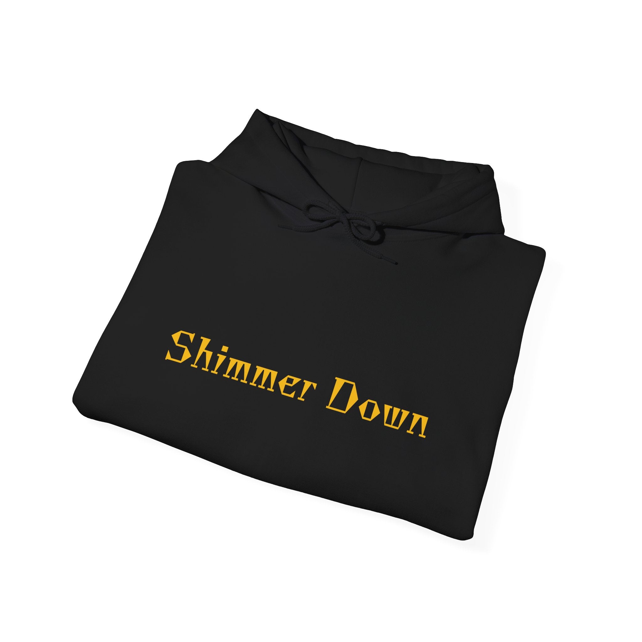 Shimmer Down Hoodie - Cozy Unisex Sweatshirt for Relaxation, Gift for Friends and Family, Casual Wear, Self-Care, Everyday Comfort