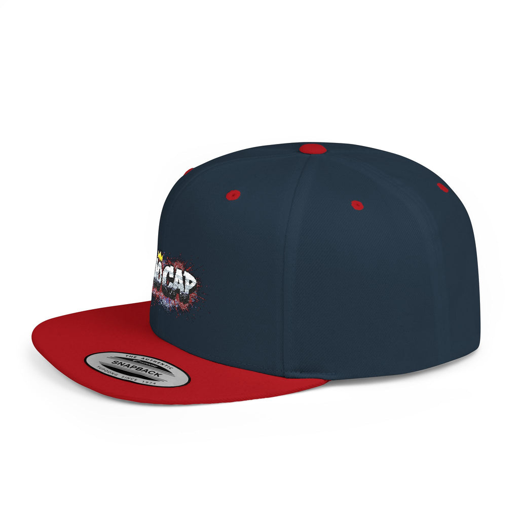 Snapback Hat — 'No Cap' Graffiti Crown Streetwear Baseball Hat