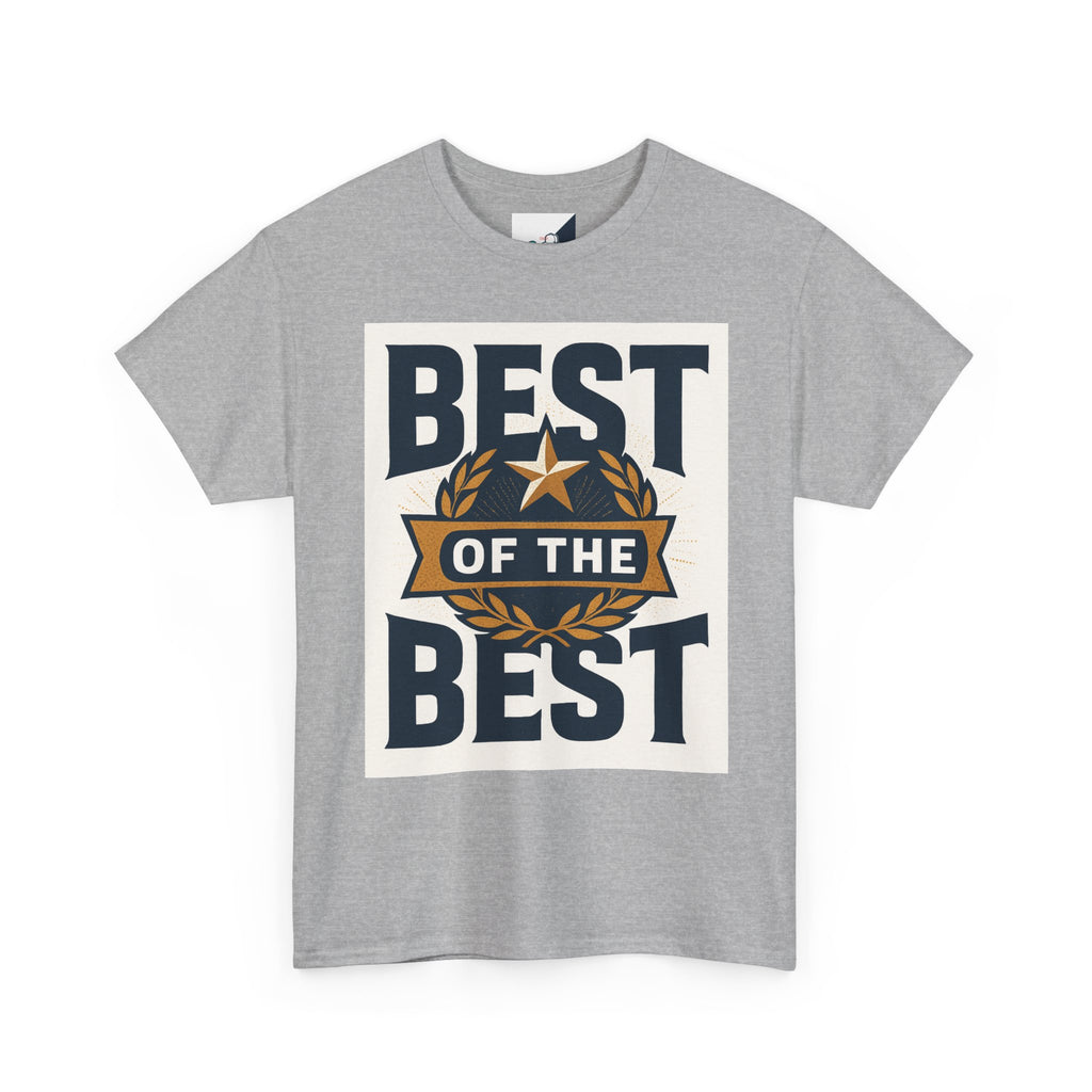 Best of the Best Unisex Heavy Cotton Tee, Casual T-Shirt, Gift for Him, Everyday Wear, Sports Fan Apparel, Birthday Gift