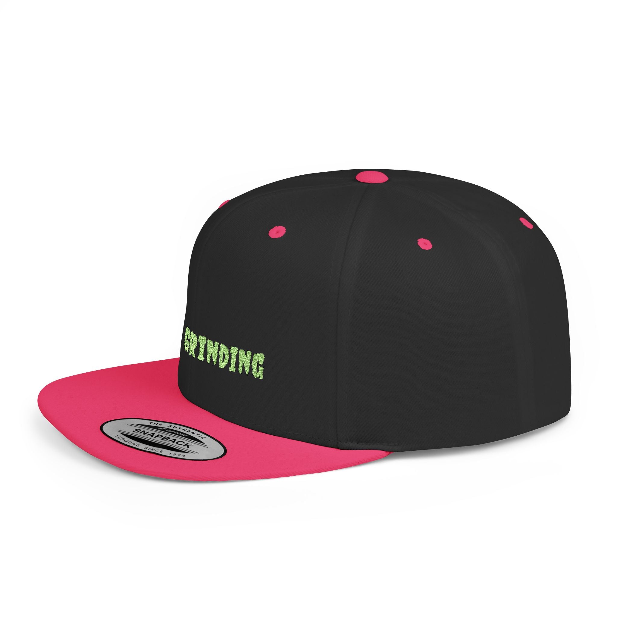 Keep Grinding Camo Snapback Hat