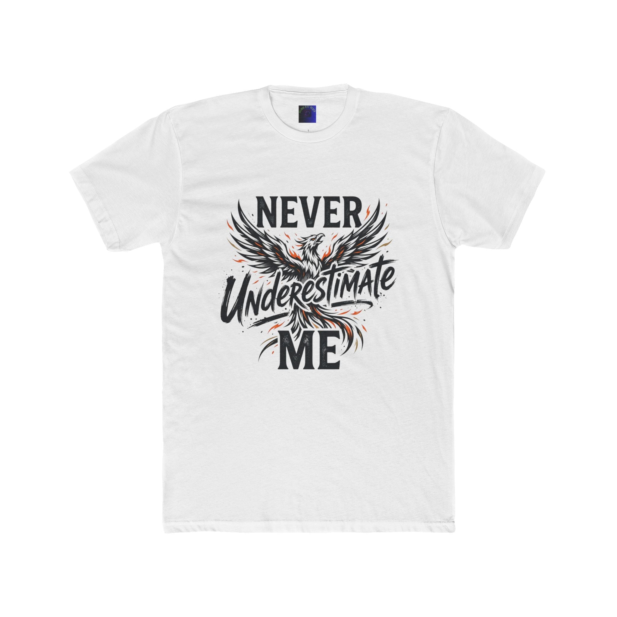 Never Underestimate Me Tee — Empowering Eagle Graphic T-Shirt