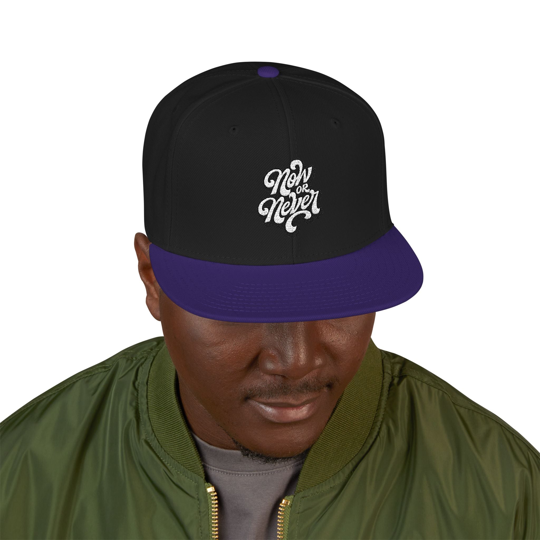 Embroidered Paw Print Snapback Hat — Streetwear Baseball Cap