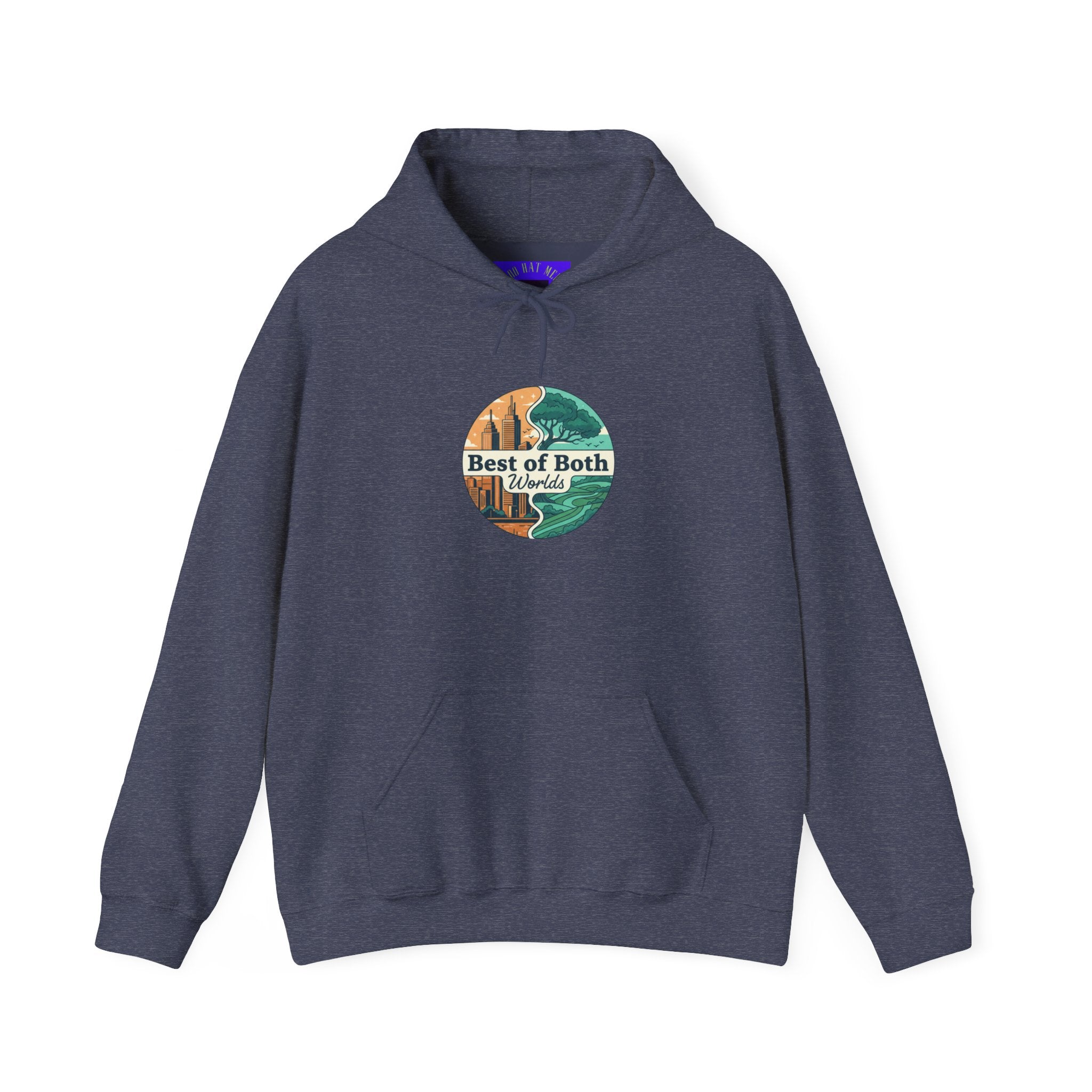 Three-Panel Fleece Hoodie