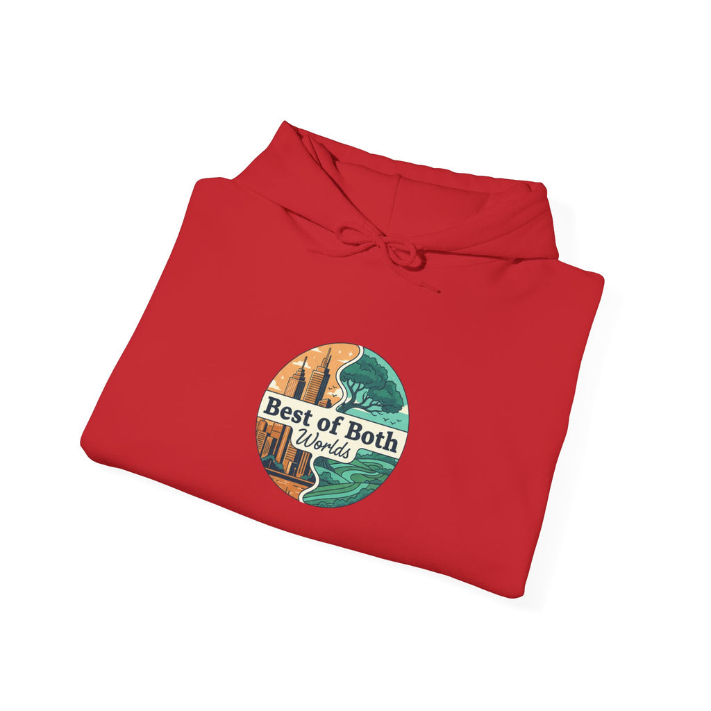 Three-Panel Fleece Hoodie