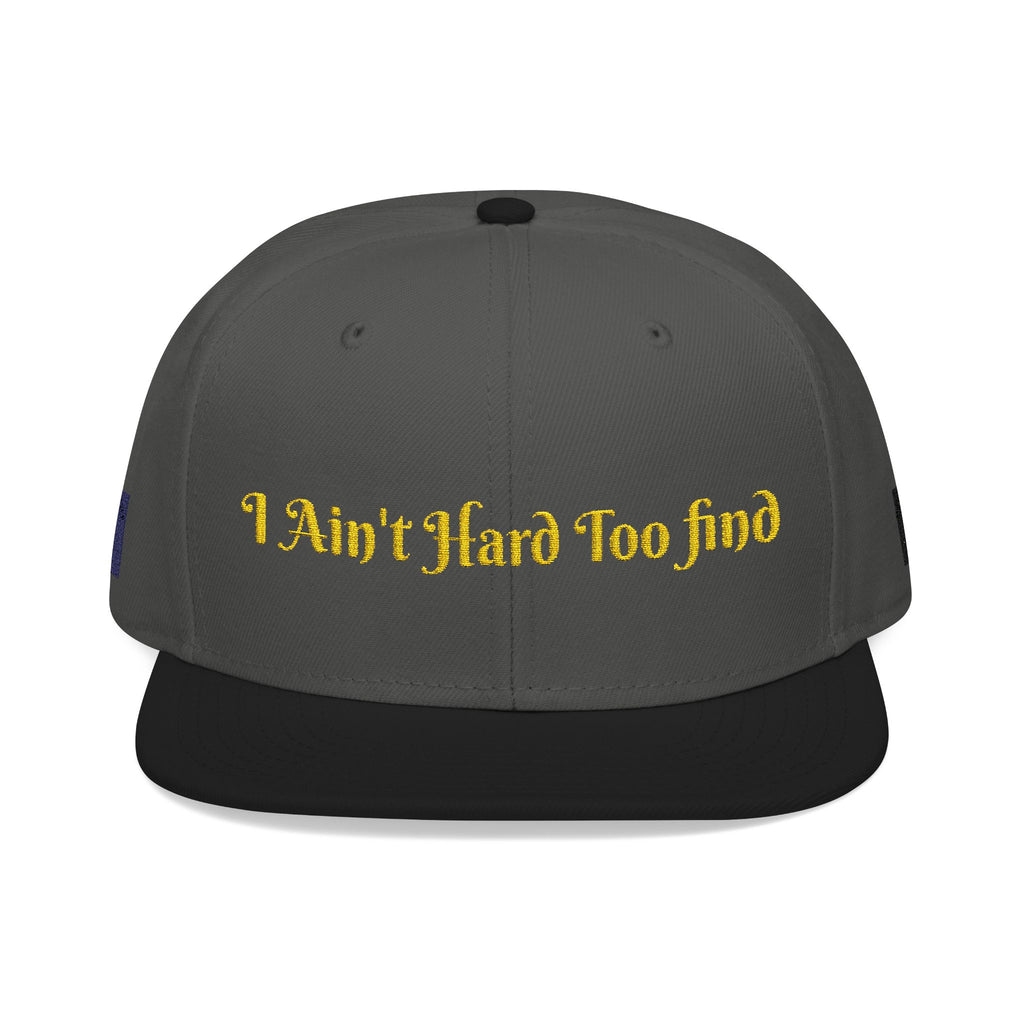 Stylish Snapback Hat - 'Work Hard Too' Embroidered Cap, Casual Streetwear, Gifts for Him/Her, Sportswear, Summer Accessory