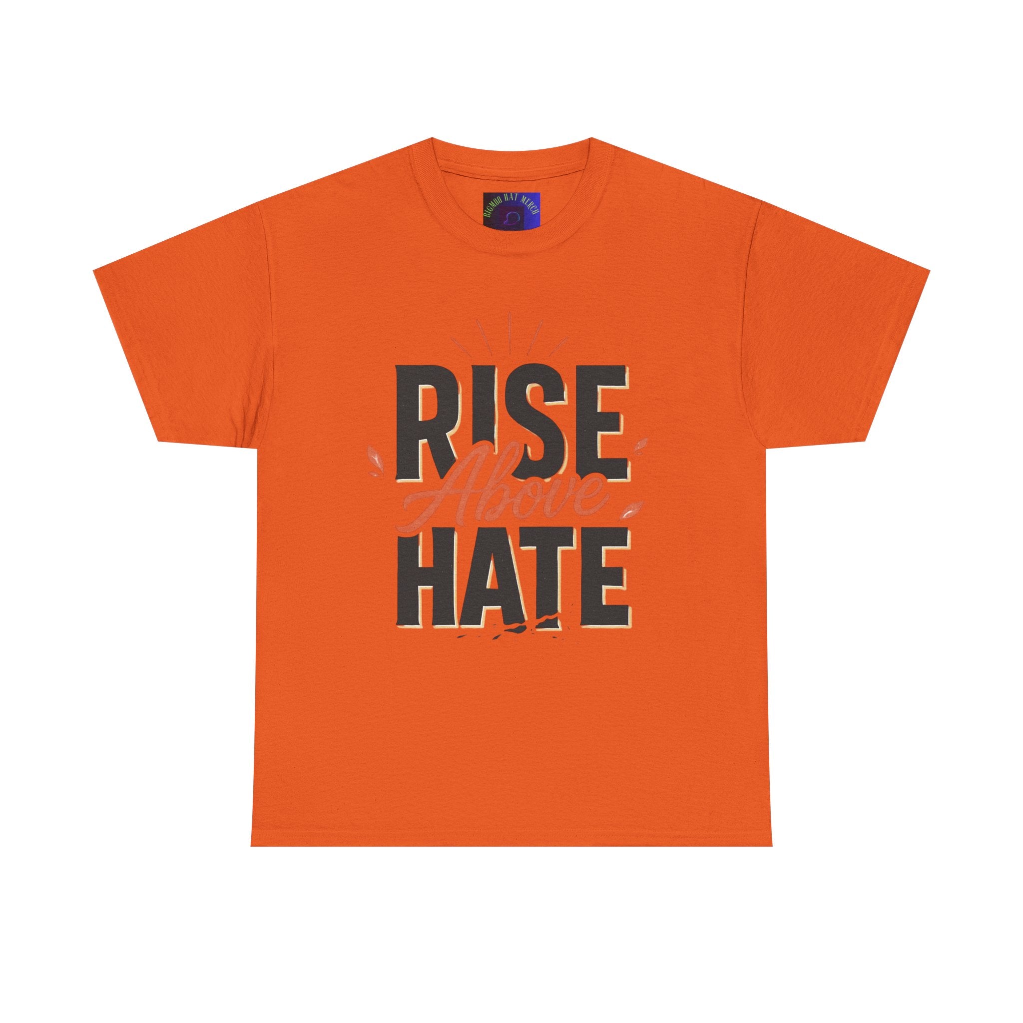 Rise Above Hate T-Shirt — Inspirational Anti-Hate Graphic Tee