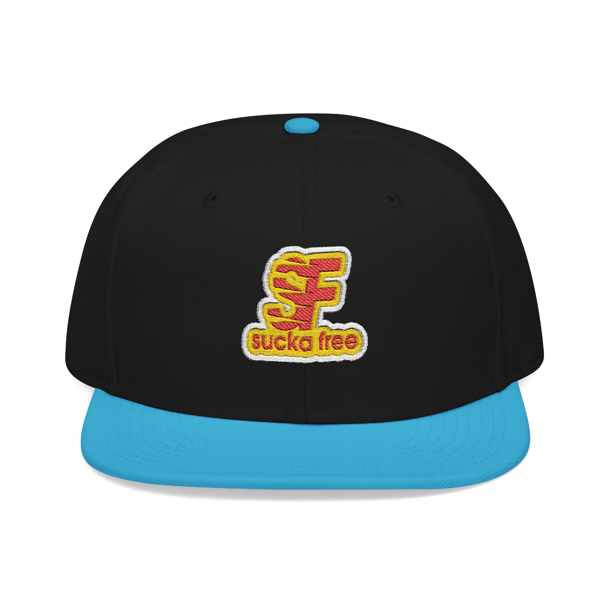 Embroidered Floral Letter 'E' Snapback Hat — Floral Initial Cap